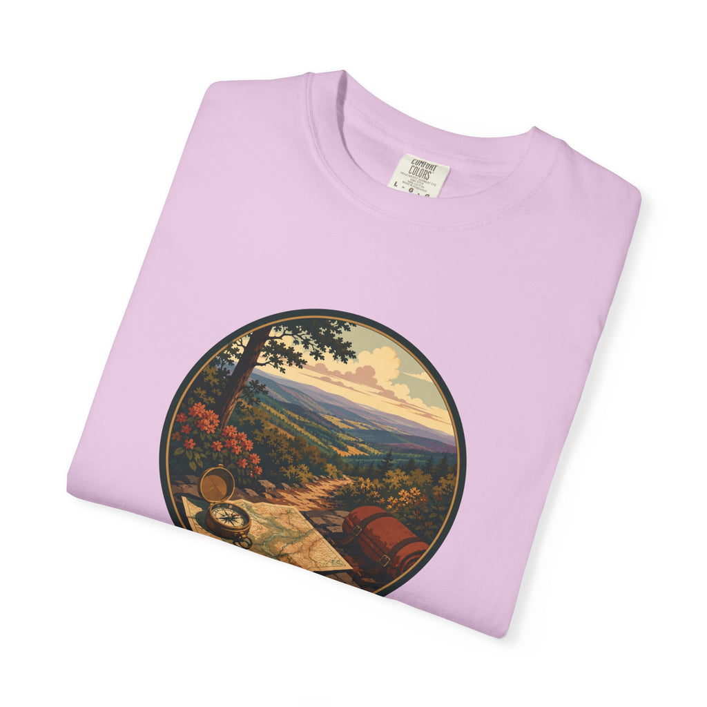 Backpacking Trail Tee - Scenic Mountain Vista T-Shirt