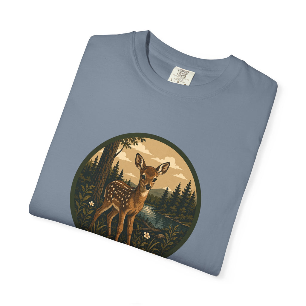 Fawn Forest Tee — Vintage Woodland Deer T-Shirt