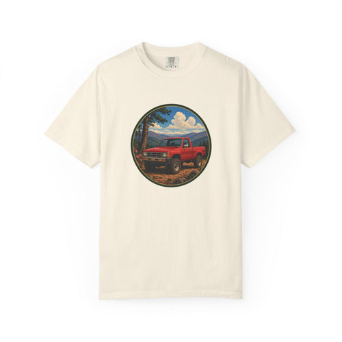 Adventure Truck T-Shirt — Vintage Red 4x4 Off-Road Graphic Tee