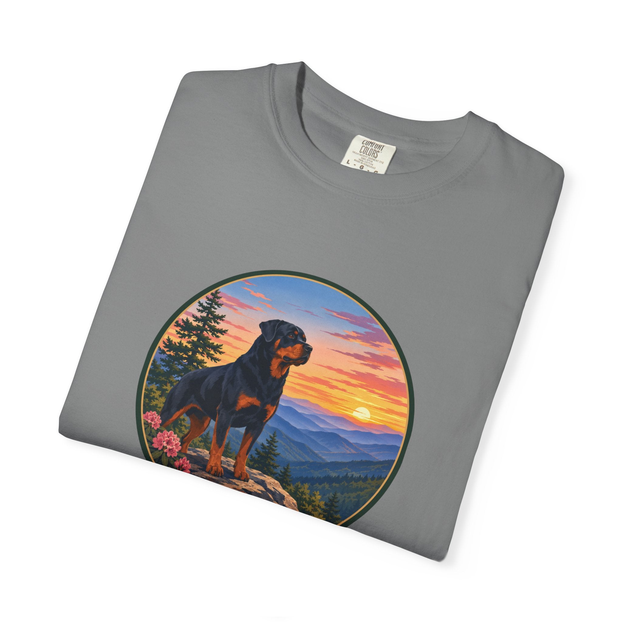 Rottweiler Mountain Sunset T-Shirt