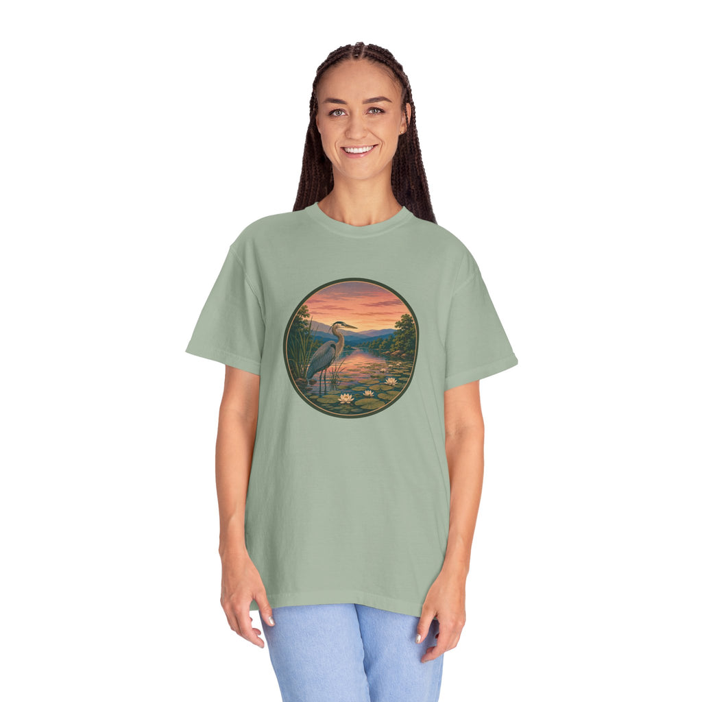 Heron Sunset T-Shirt