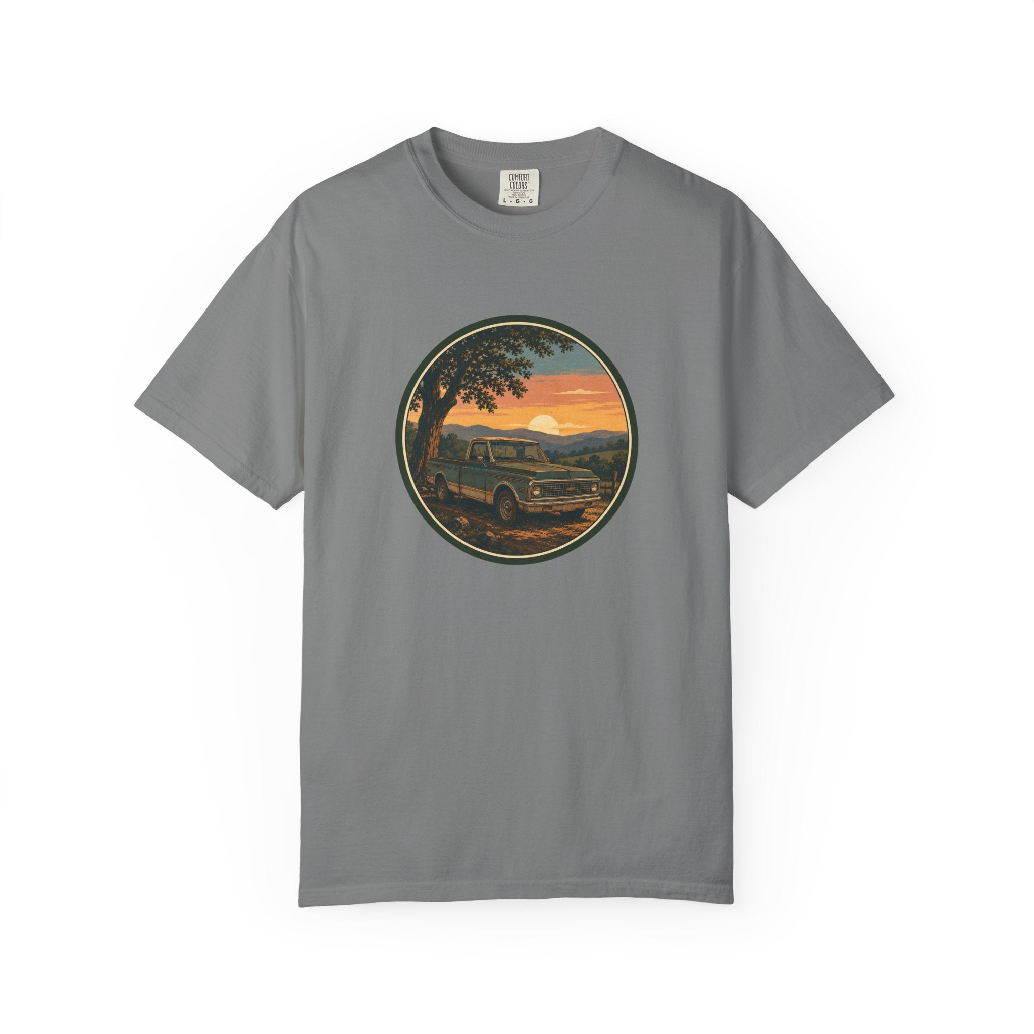 Vintage Pickup Sunset T-Shirt
