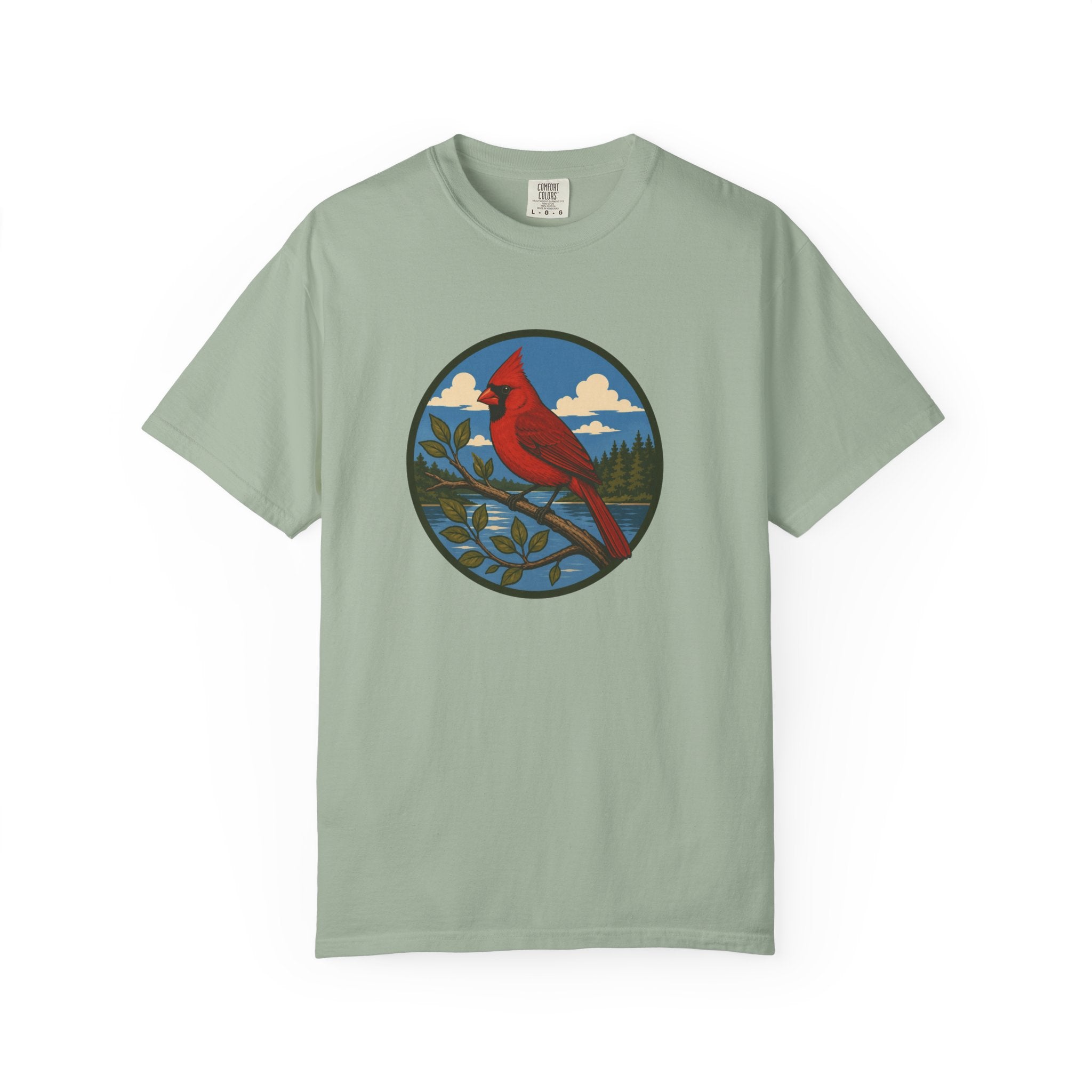 Cardinal Nature T-Shirt — Red Cardinal Bird Graphic Tee