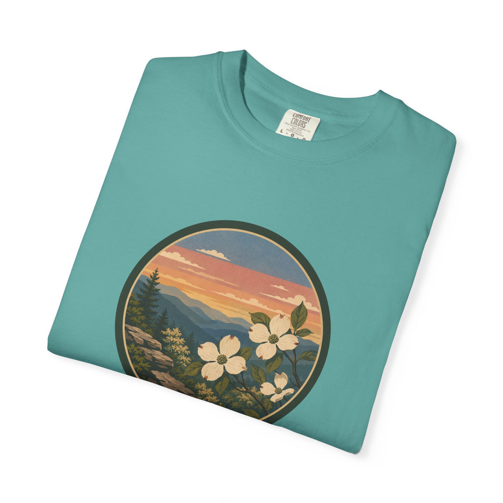Scenic Dogwood Bloom Sunset T-Shirt