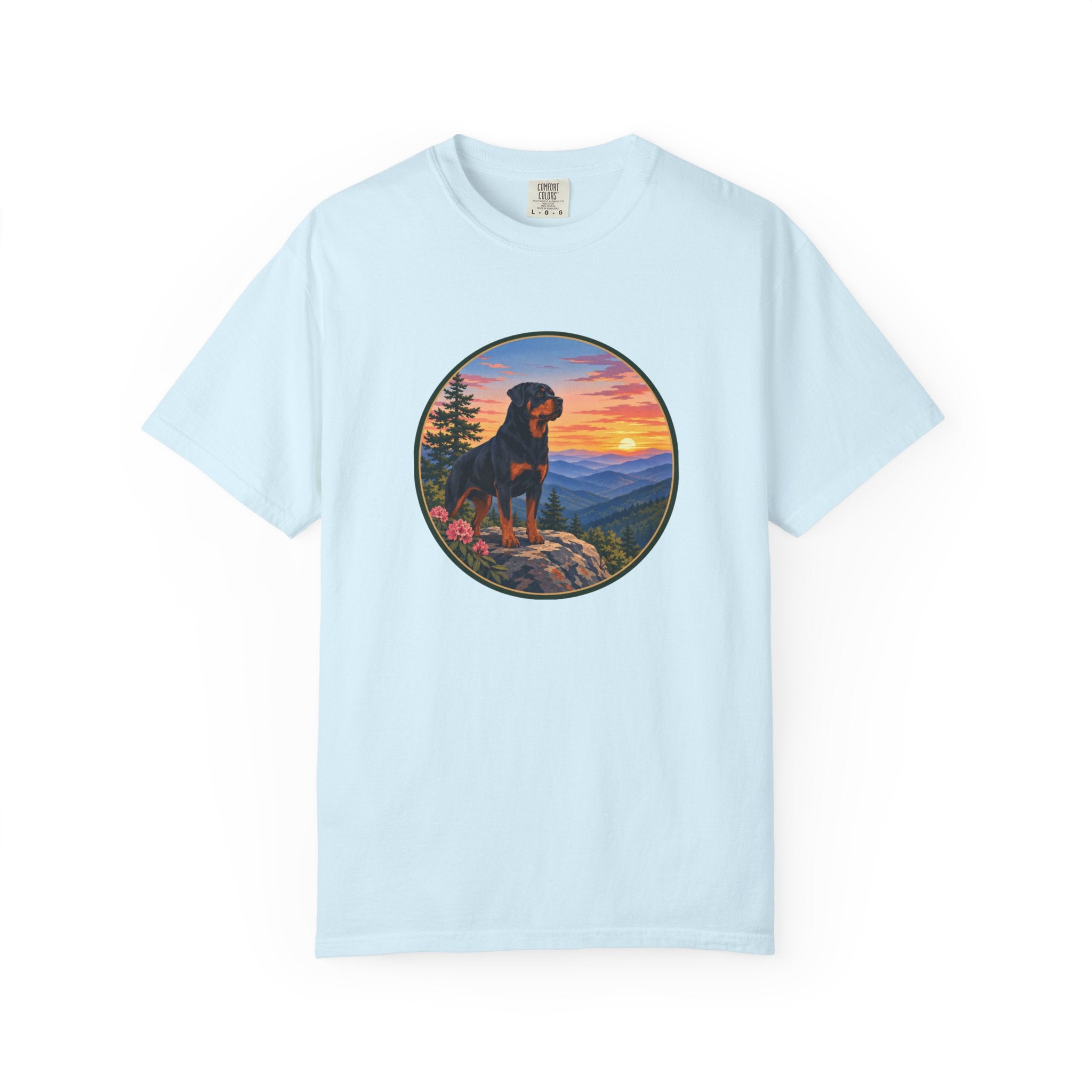 Rottweiler Mountain Sunset T-Shirt