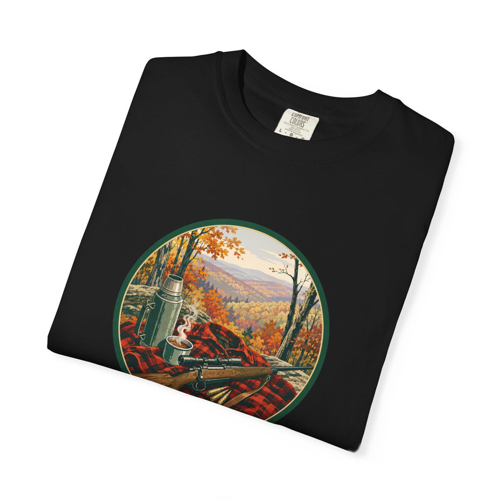 Autumn Hunt Scenic T-Shirt — Vintage Mountain Fall Landscape Tee