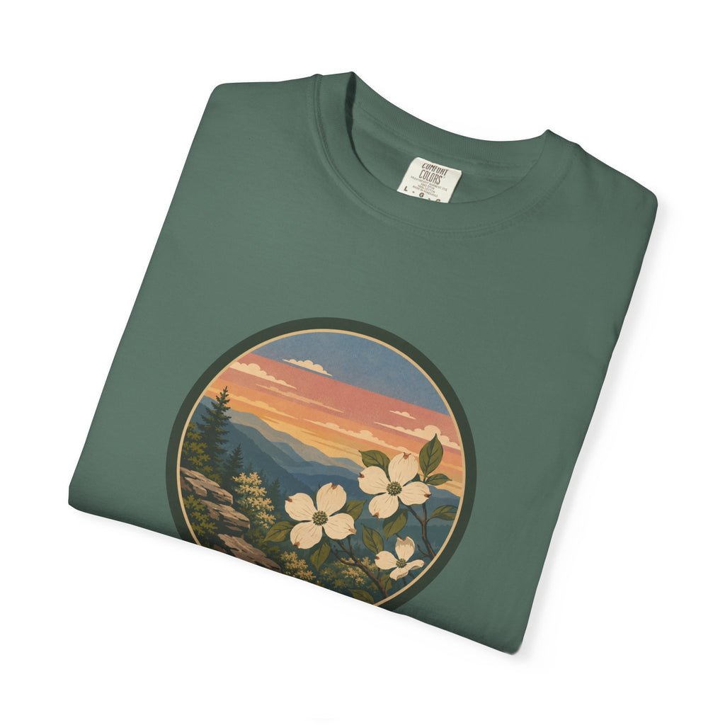Scenic Dogwood Bloom Sunset T-Shirt