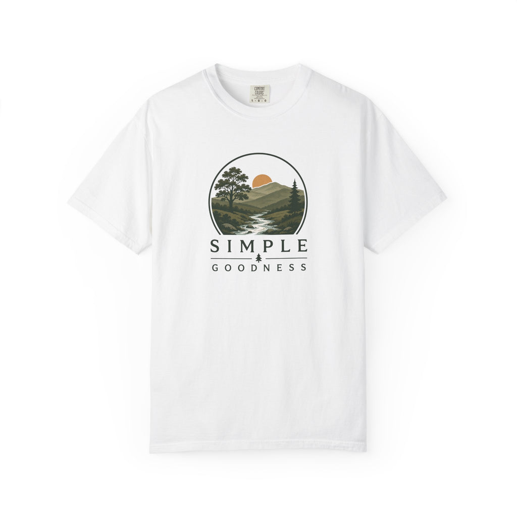 Simple Goodness Logo T-Shirt — Nature Landscape Graphic Tee