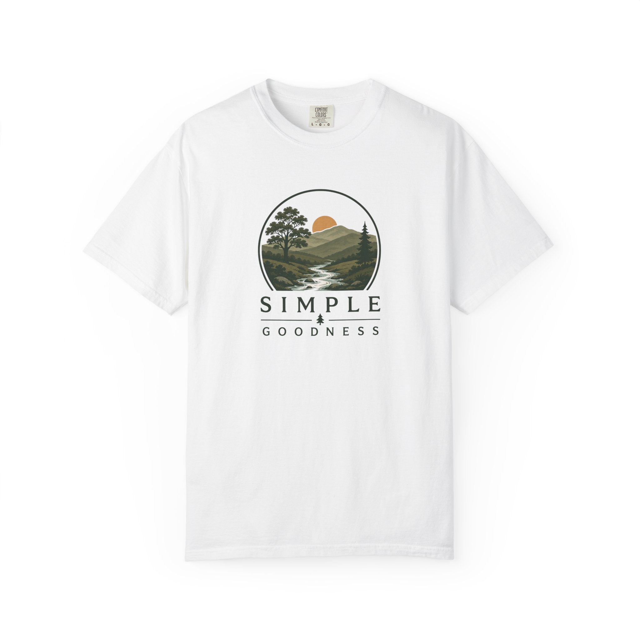Simple Goodness Logo T-Shirt — Nature Landscape Graphic Tee