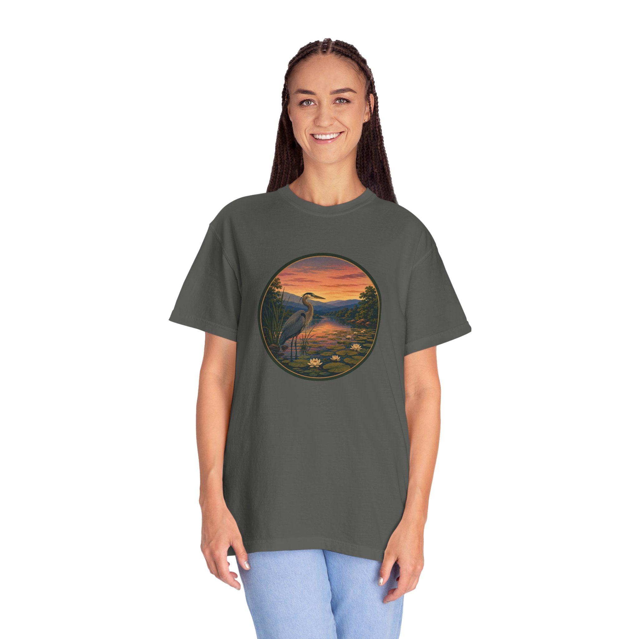 Heron Sunset T-Shirt