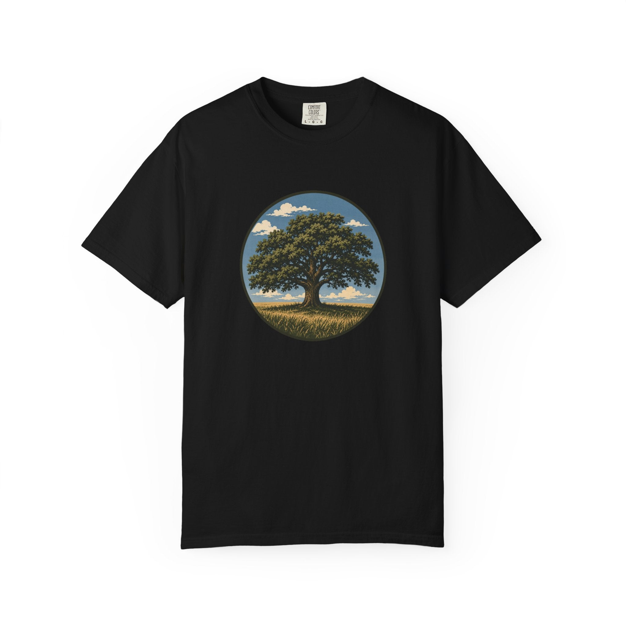 Tree of Life T-Shirt — Vintage Oak Landscape Graphic Tee