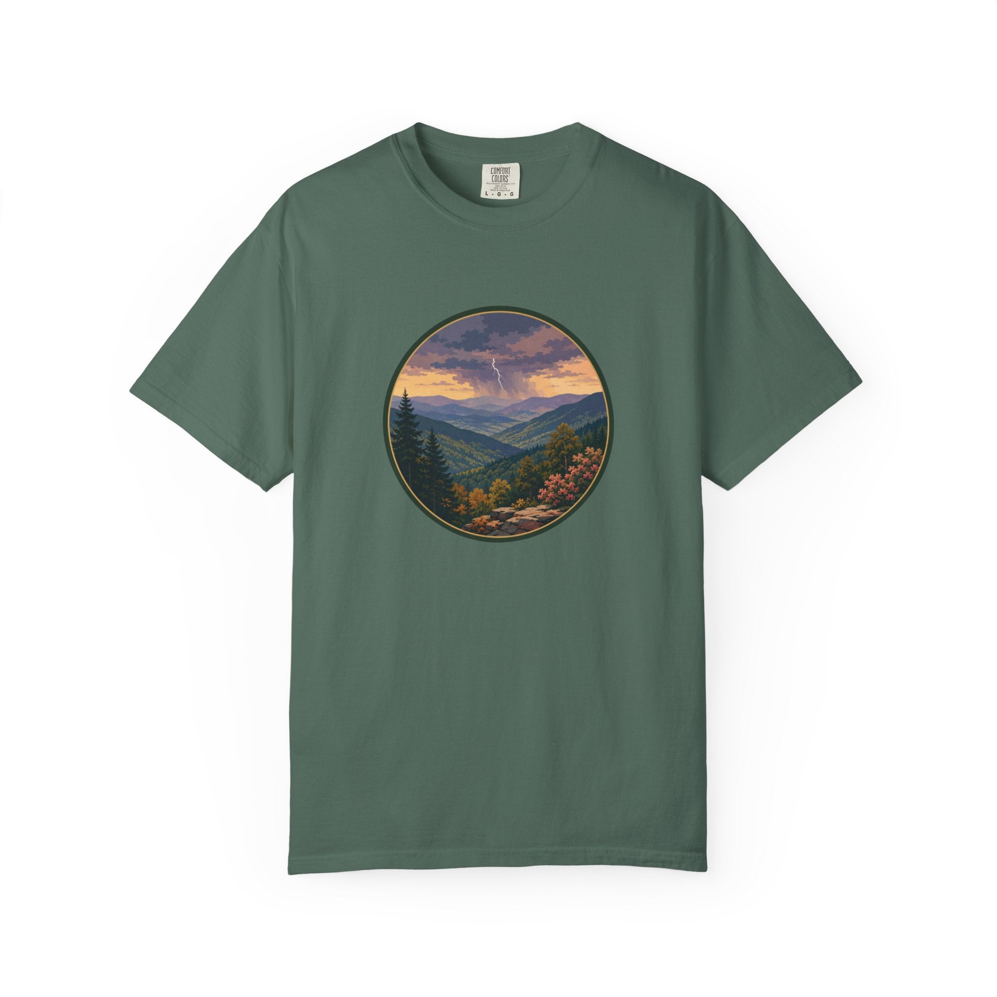 Scenic Blue Ridge Mountain Thunderstorm T-Shirt