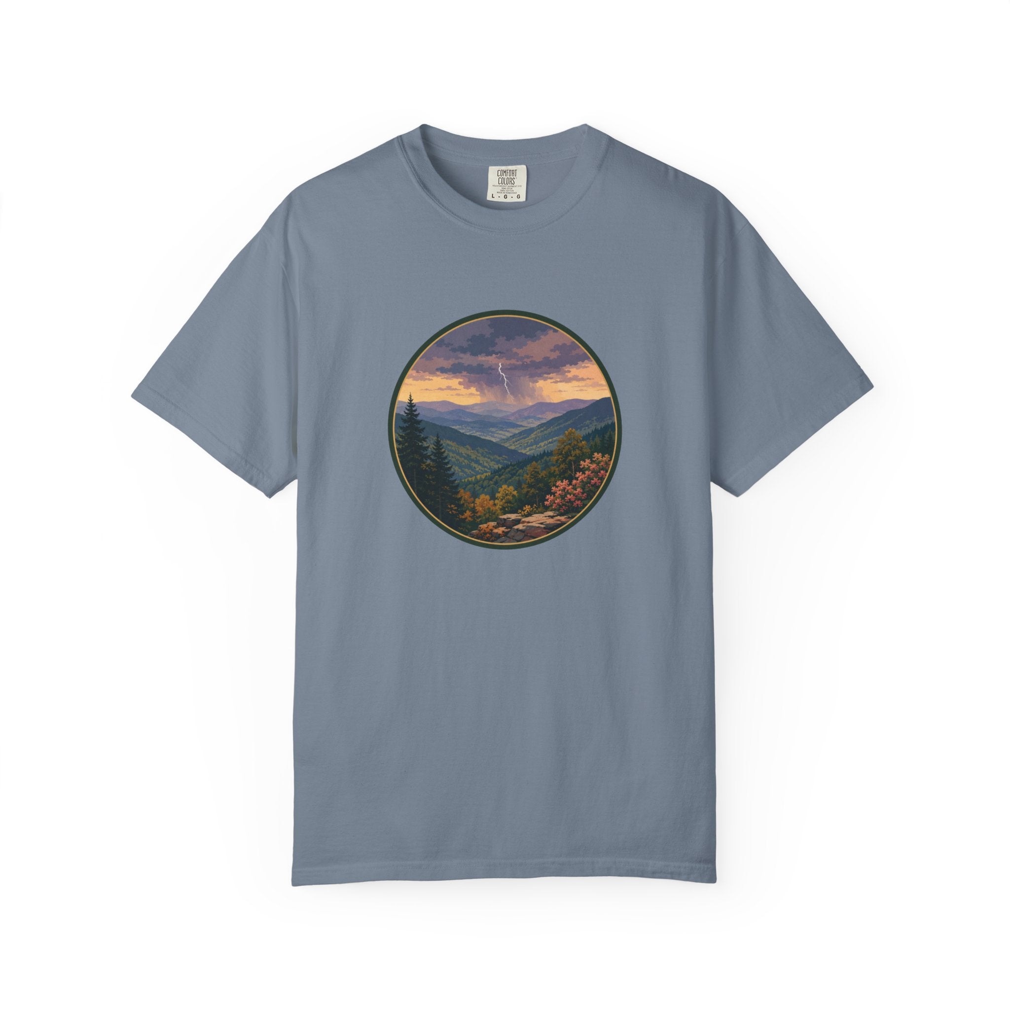 Scenic Blue Ridge Mountain Thunderstorm T-Shirt