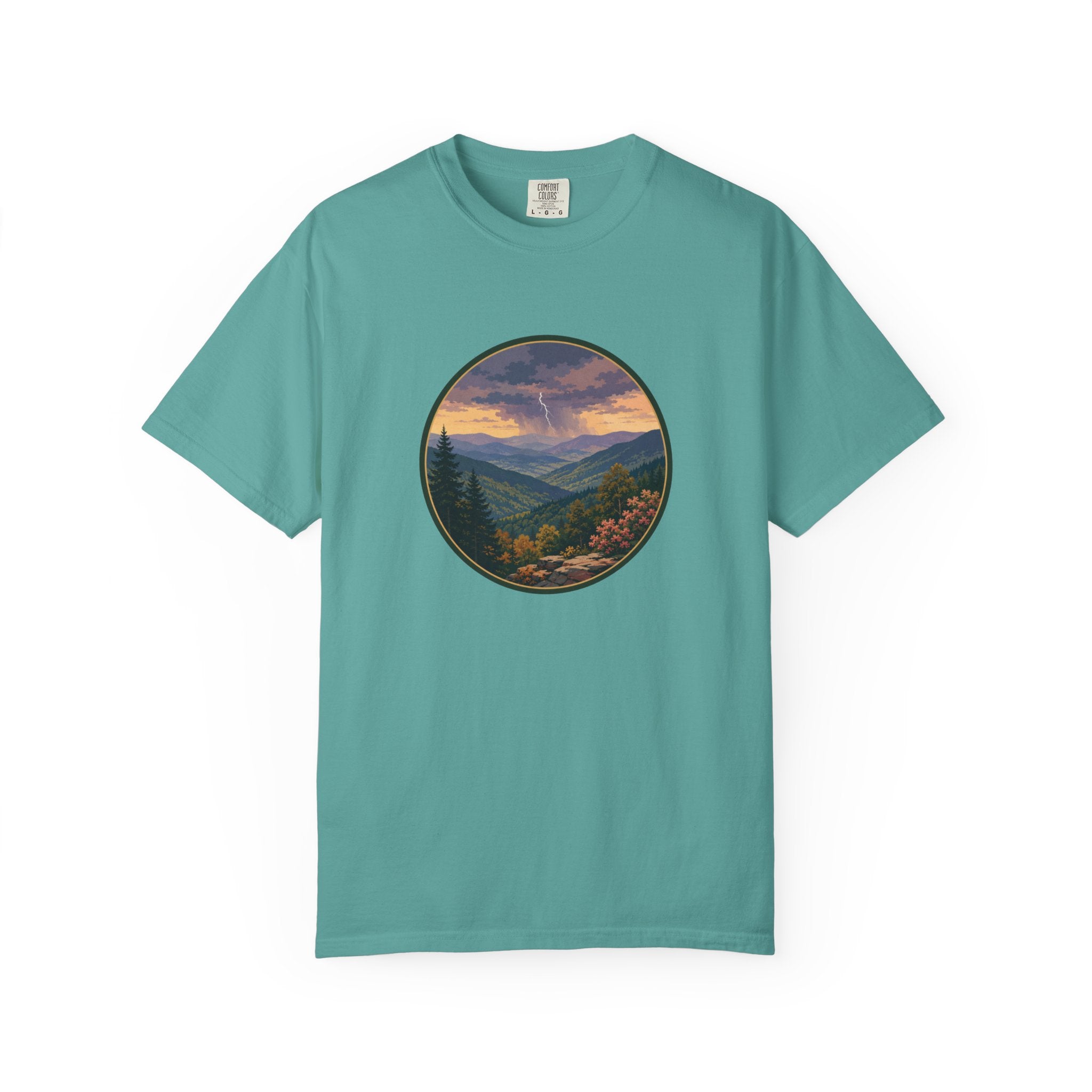 Scenic Blue Ridge Mountain Thunderstorm T-Shirt