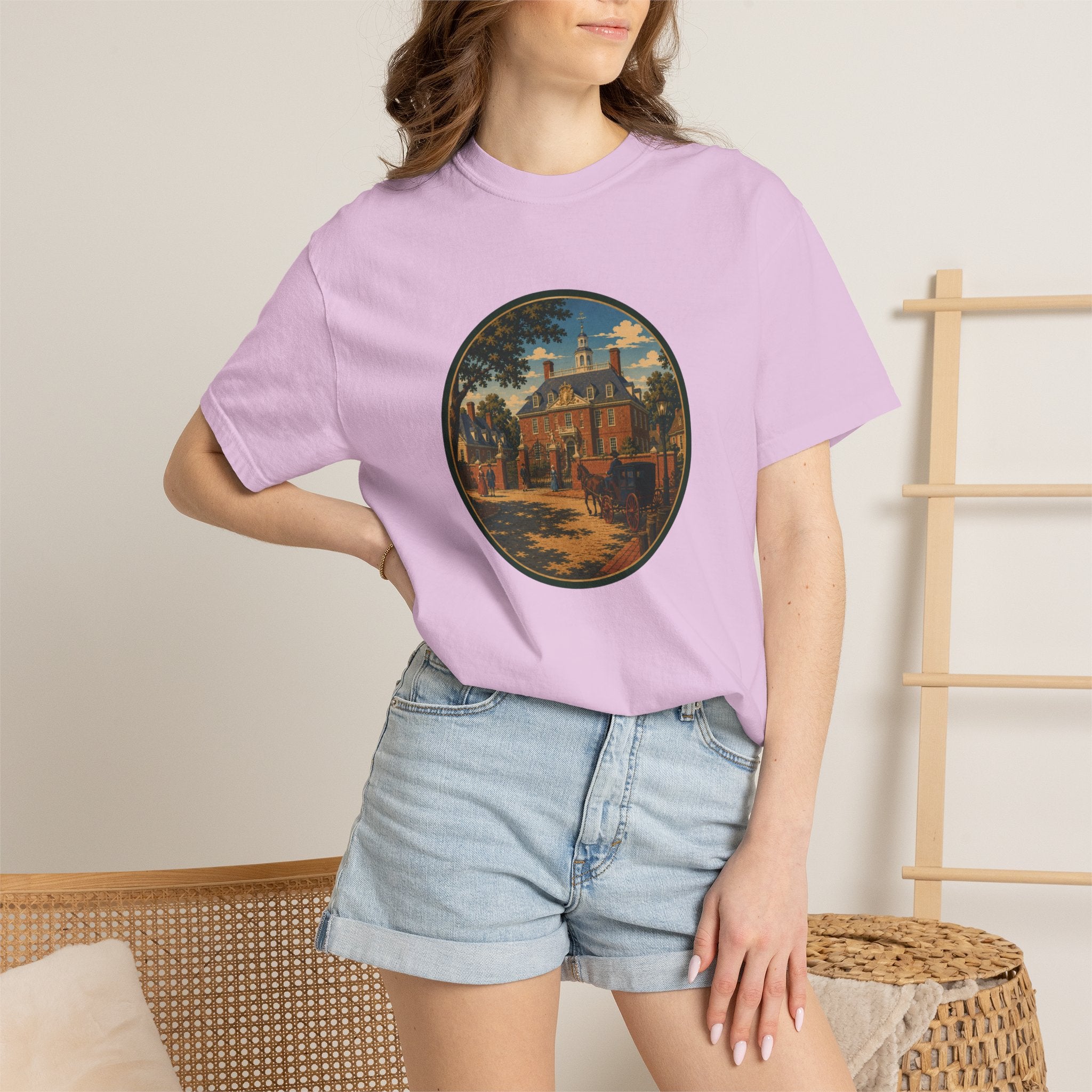 Historic Estate Circle T-Shirt — Colonial Landmark Tee