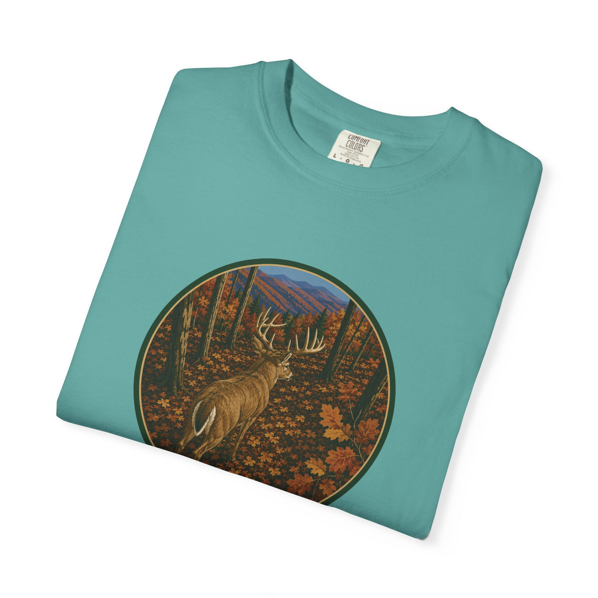 Trophy Whitetail Graphic T-Shirt — Buck in Rut Nature Tee