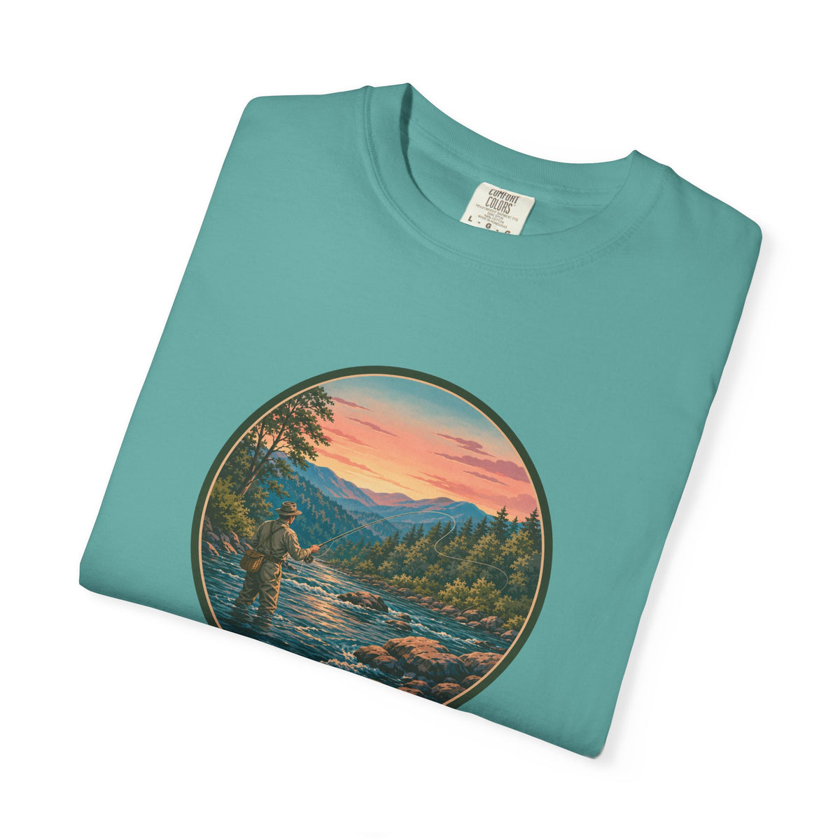 Sunset River Fly Fishing T-Shirt