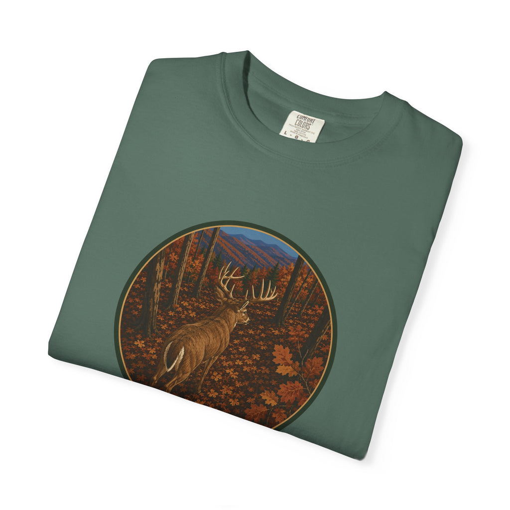 Trophy Whitetail Graphic T-Shirt — Buck in Rut Nature Tee
