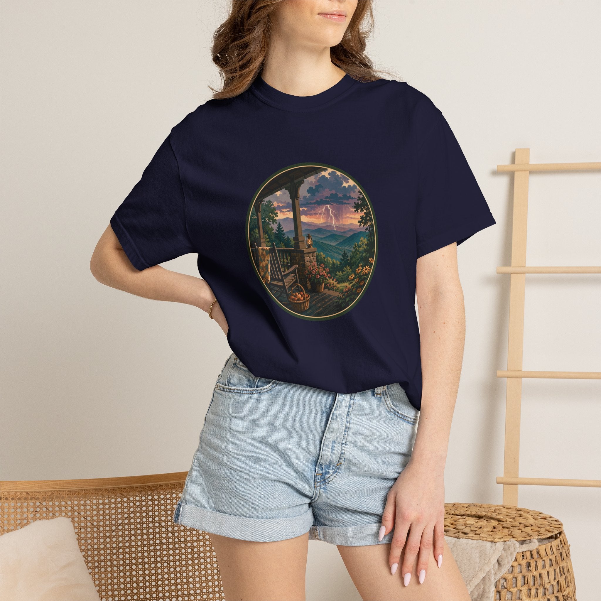Scenic Mountain Storm T-Shirt