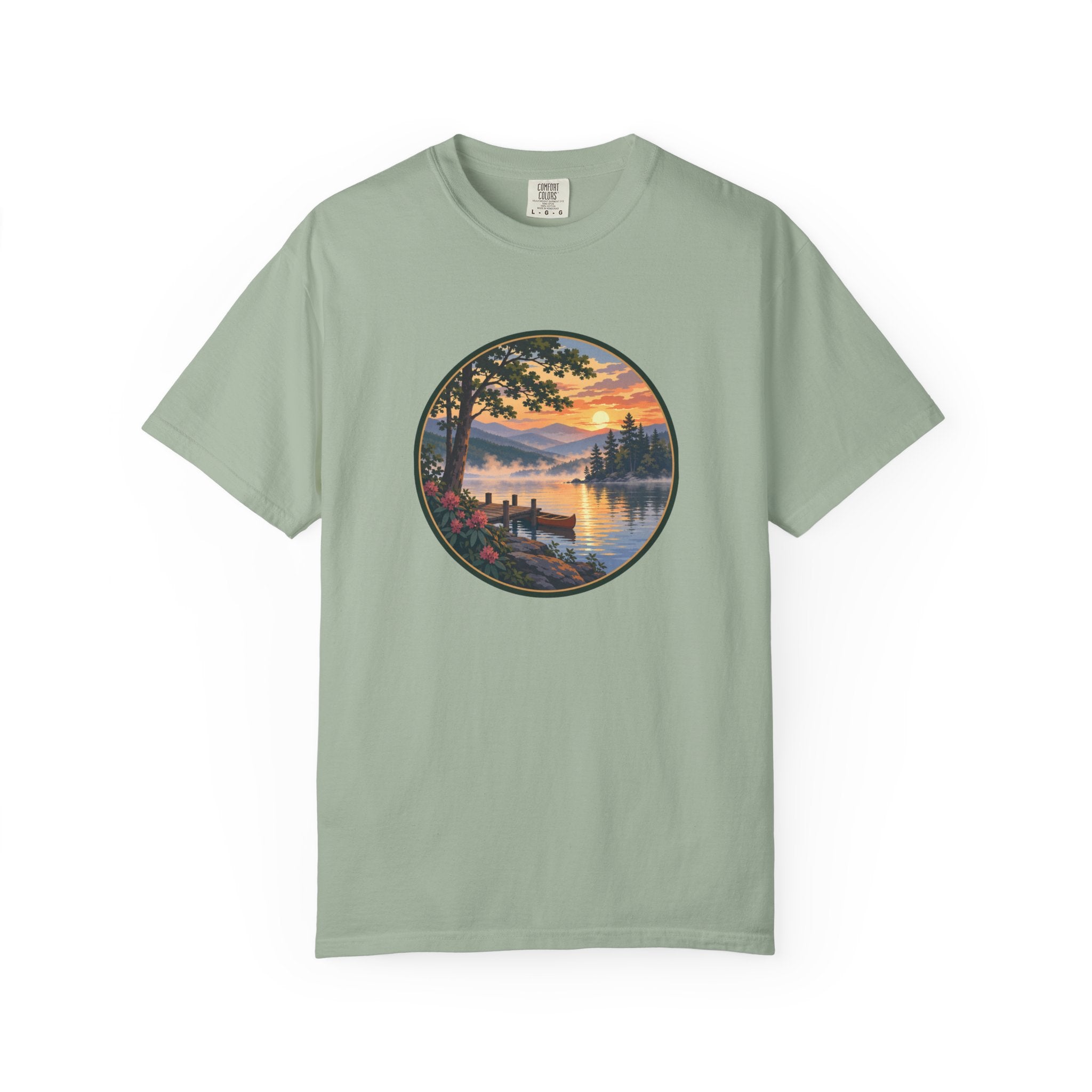 Scenic Lake Sunrise T-Shirt