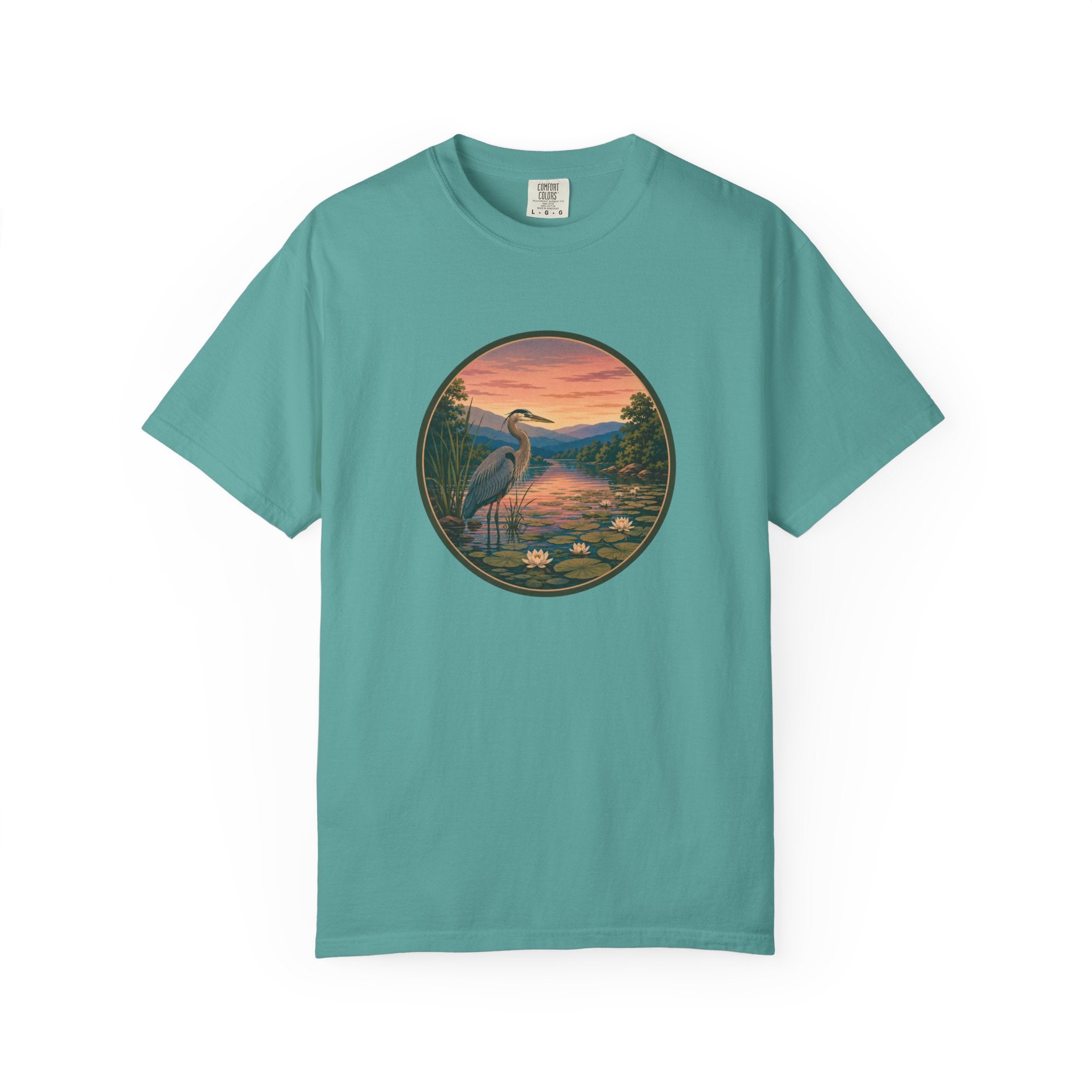 Heron Sunset T-Shirt