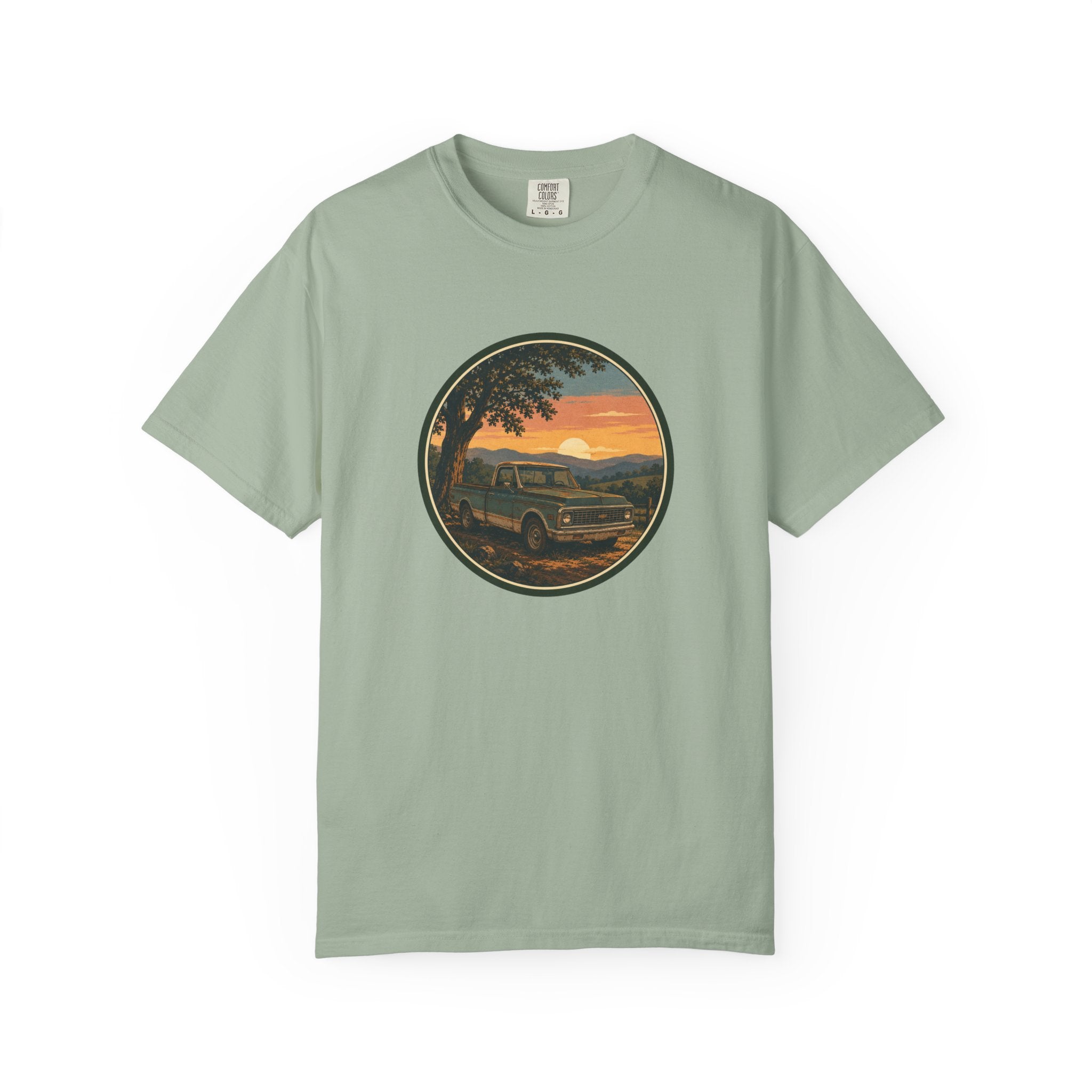 Vintage Pickup Sunset T-Shirt