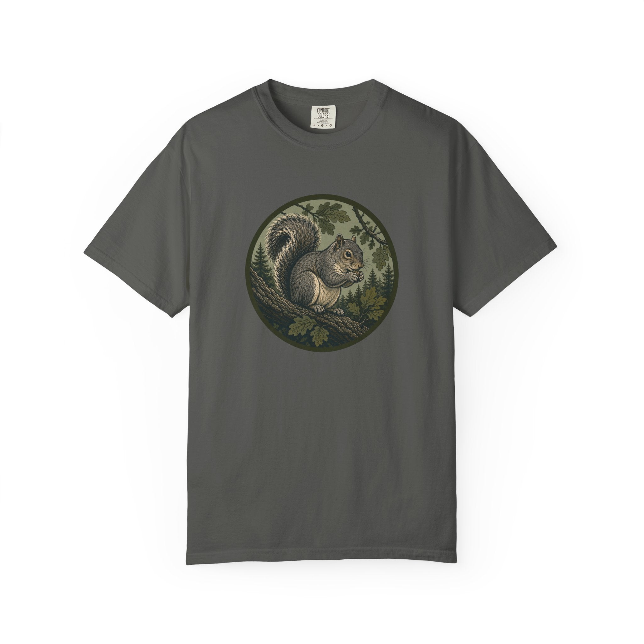 Squirrel Circle Graphic T-Shirt