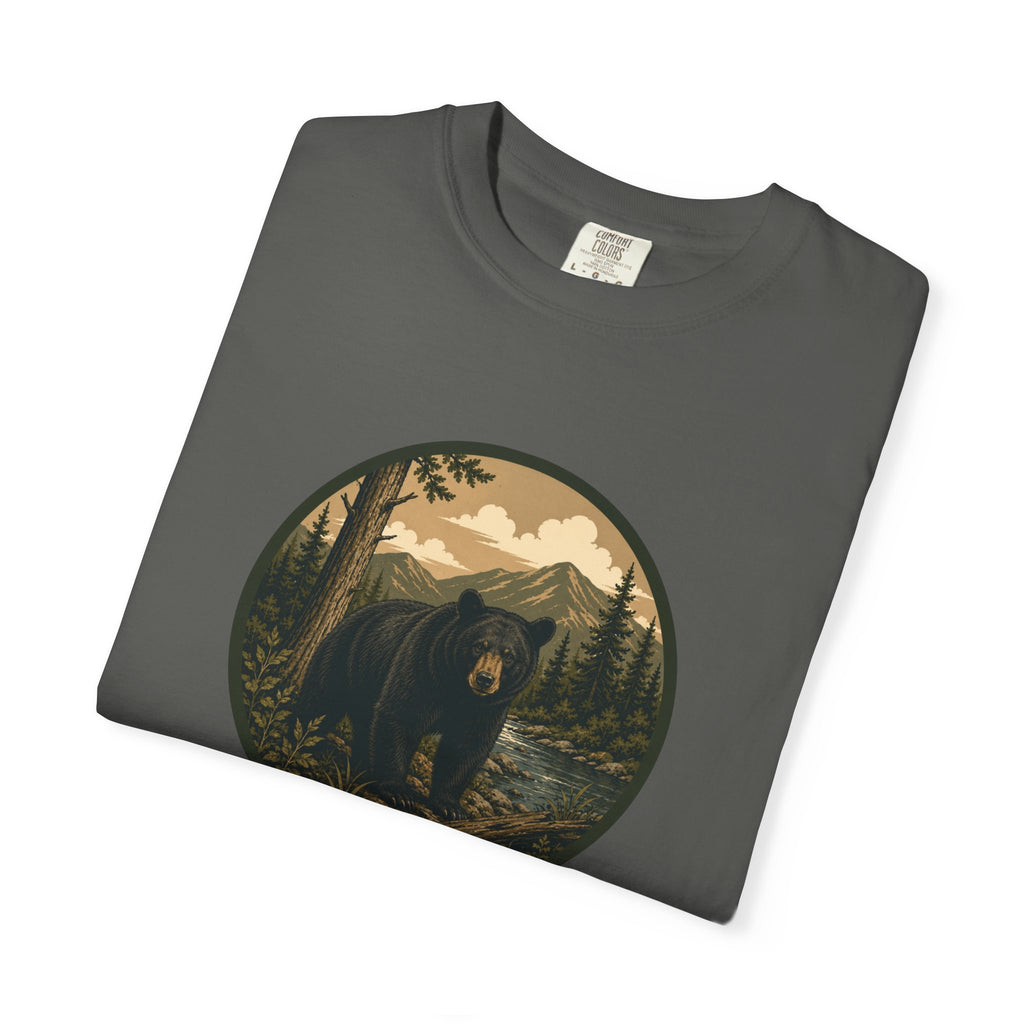 Bear Forest Graphic T-Shirt — Vintage Mountain Wilderness Tee