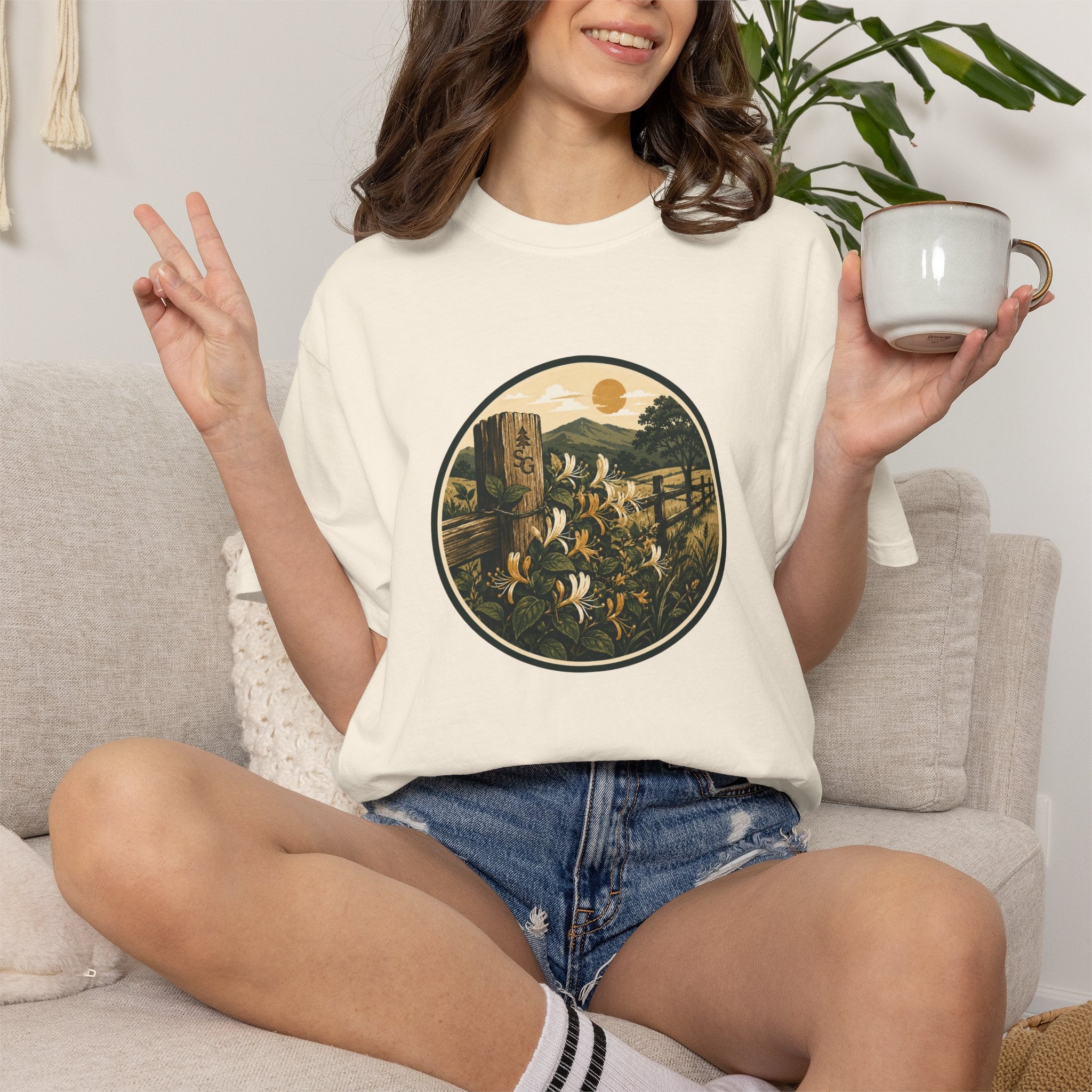 Vintage Country Garden T-Shirt