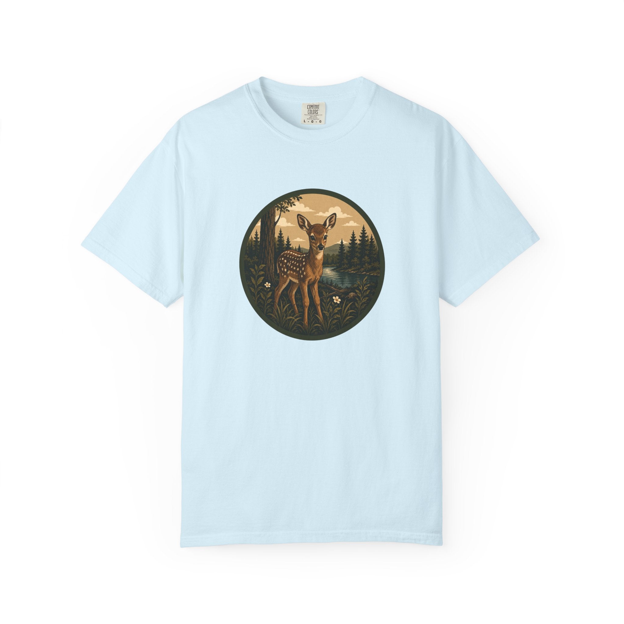Fawn Forest Tee — Vintage Woodland Deer T-Shirt