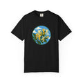 Honeysuckle Circle Tee — Botanical Floral Graphic T-Shirt