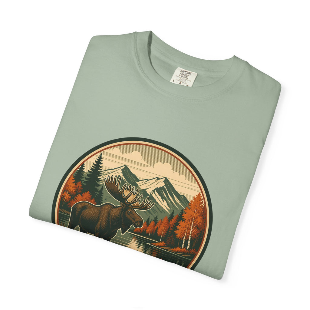 Moose Mountain Scenic T‑Shirt — Vintage Wilderness Camp Tee