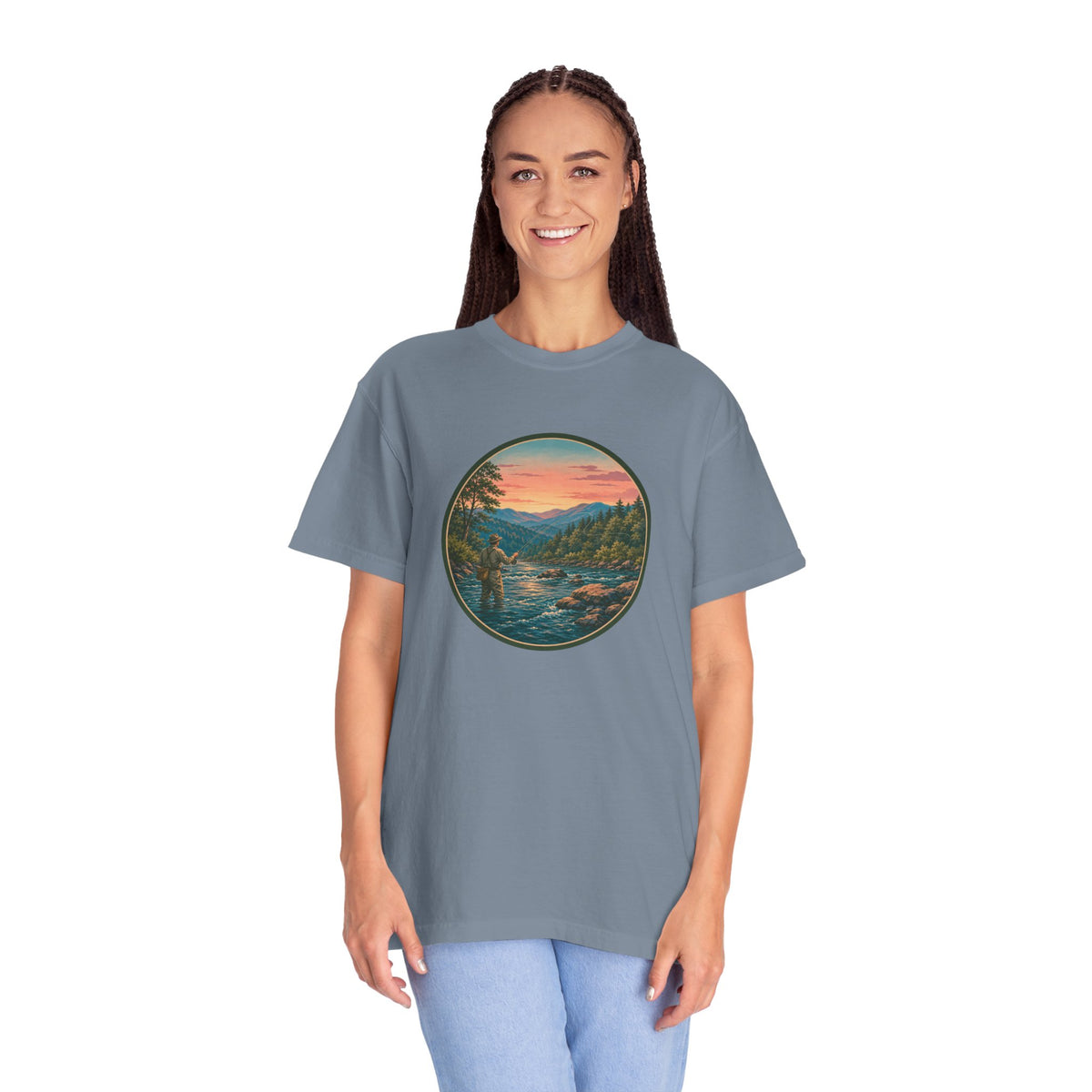 Sunset River Fly Fishing T-Shirt