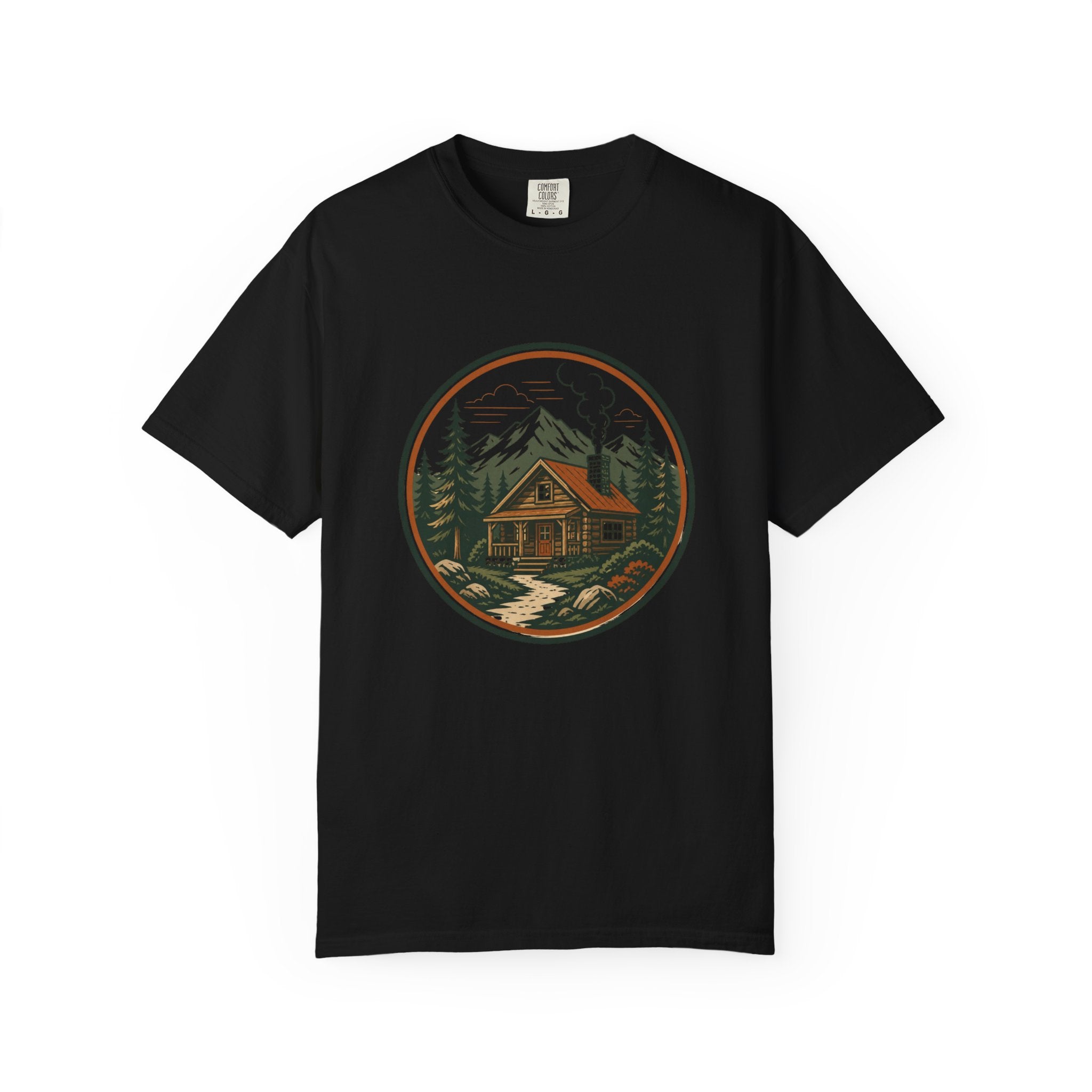 Cabin In The Woods T-Shirt — Rustic Mountain Cabin Graphic Tee