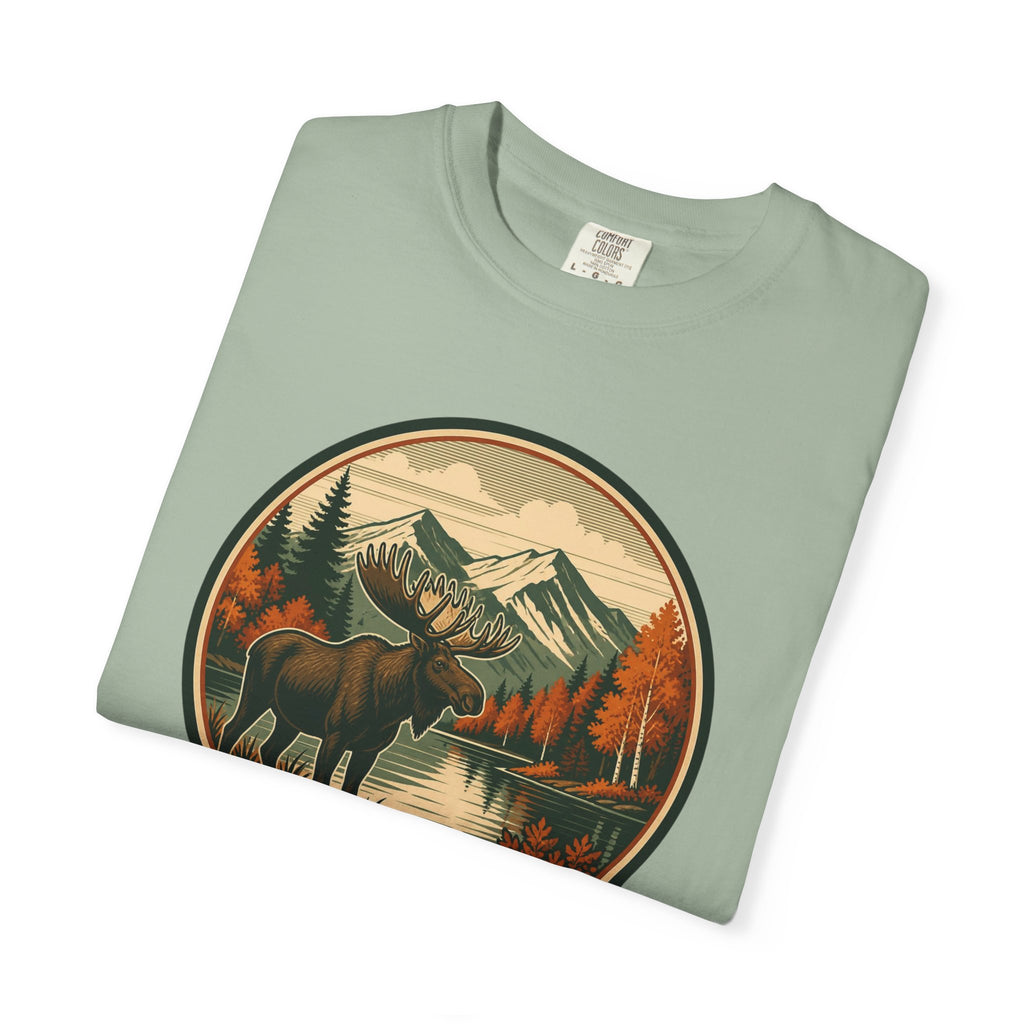 Moose Mountain Scenic T‑Shirt — Vintage Wilderness Camp Tee