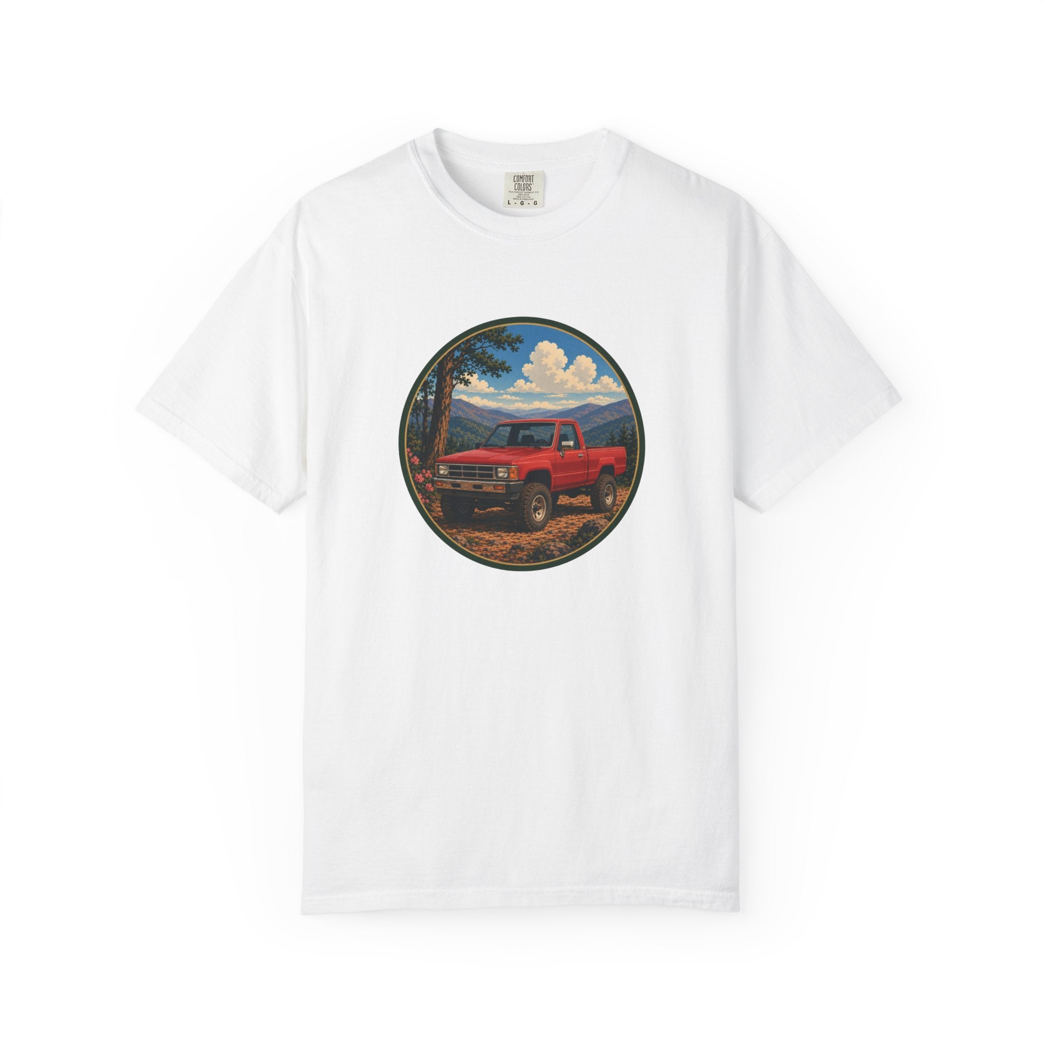 Adventure Truck T-Shirt — Vintage Red 4x4 Off-Road Graphic Tee