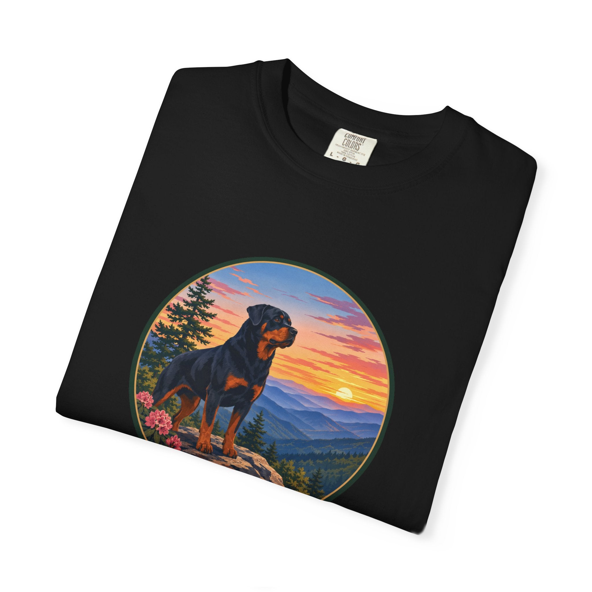 Rottweiler Mountain Sunset T-Shirt