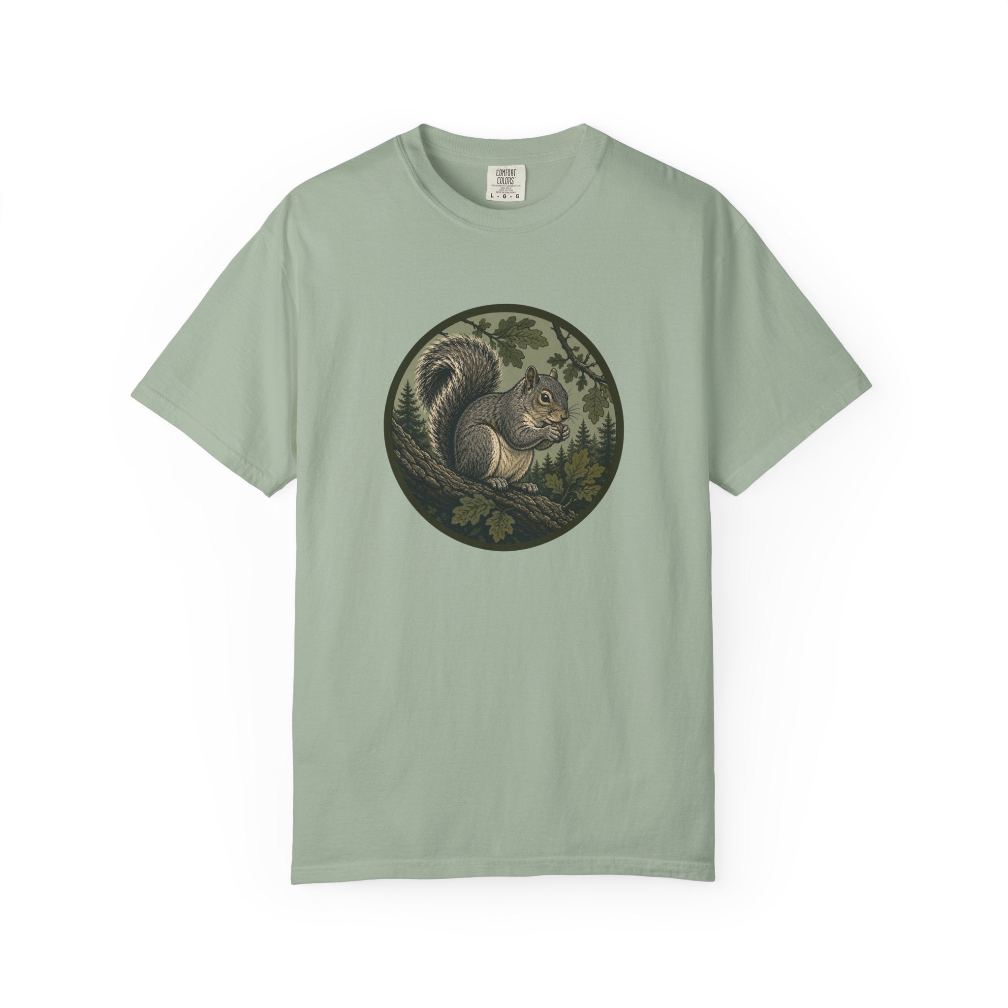 Squirrel Circle Graphic T-Shirt