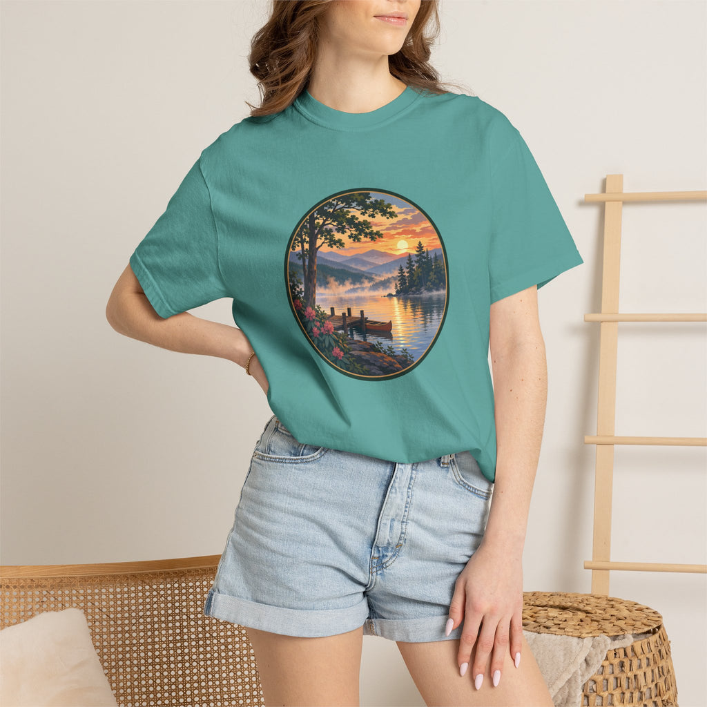 Scenic Lake Sunrise T-Shirt