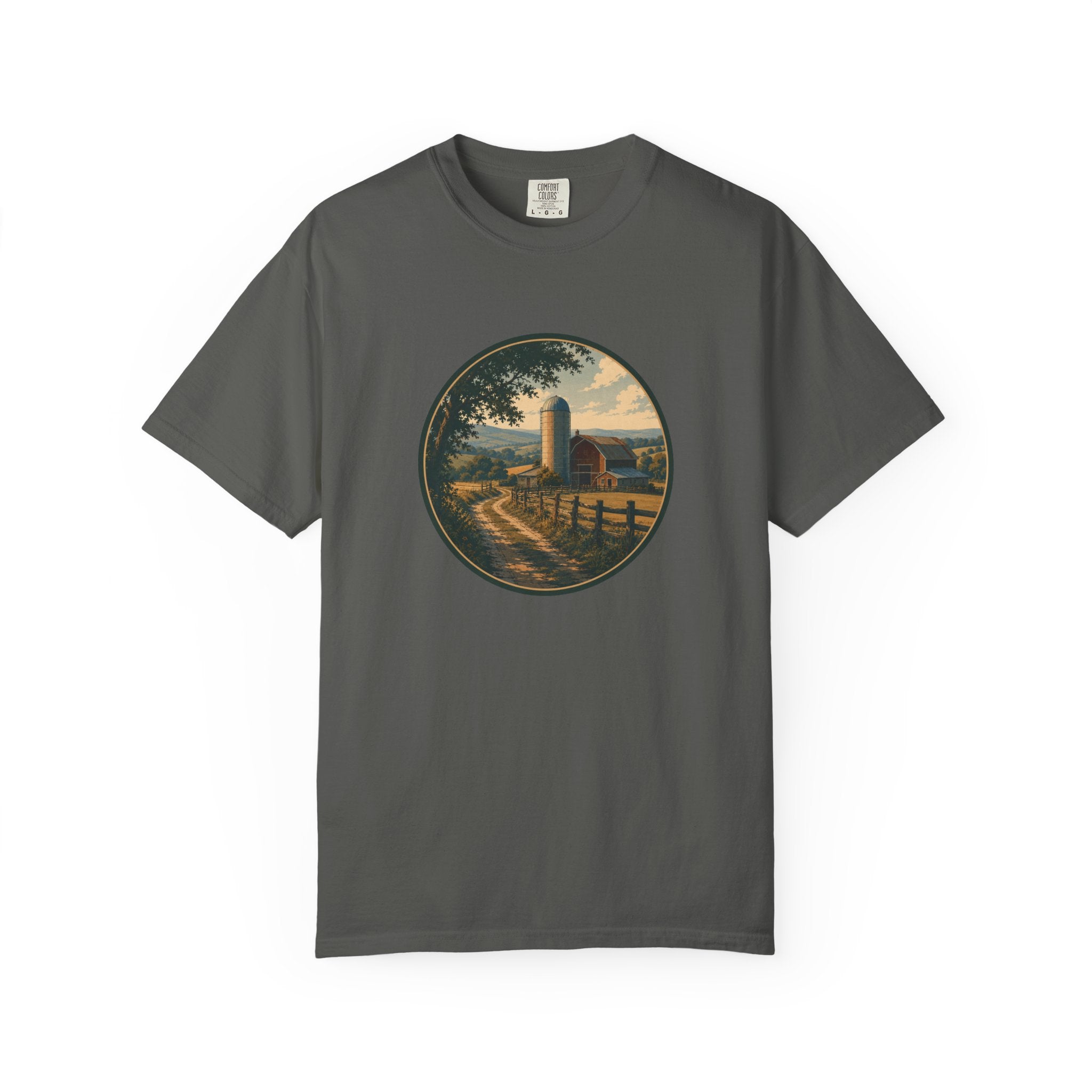 Barn and Farm Country T-Shirt - Vintage Farm Graphic
