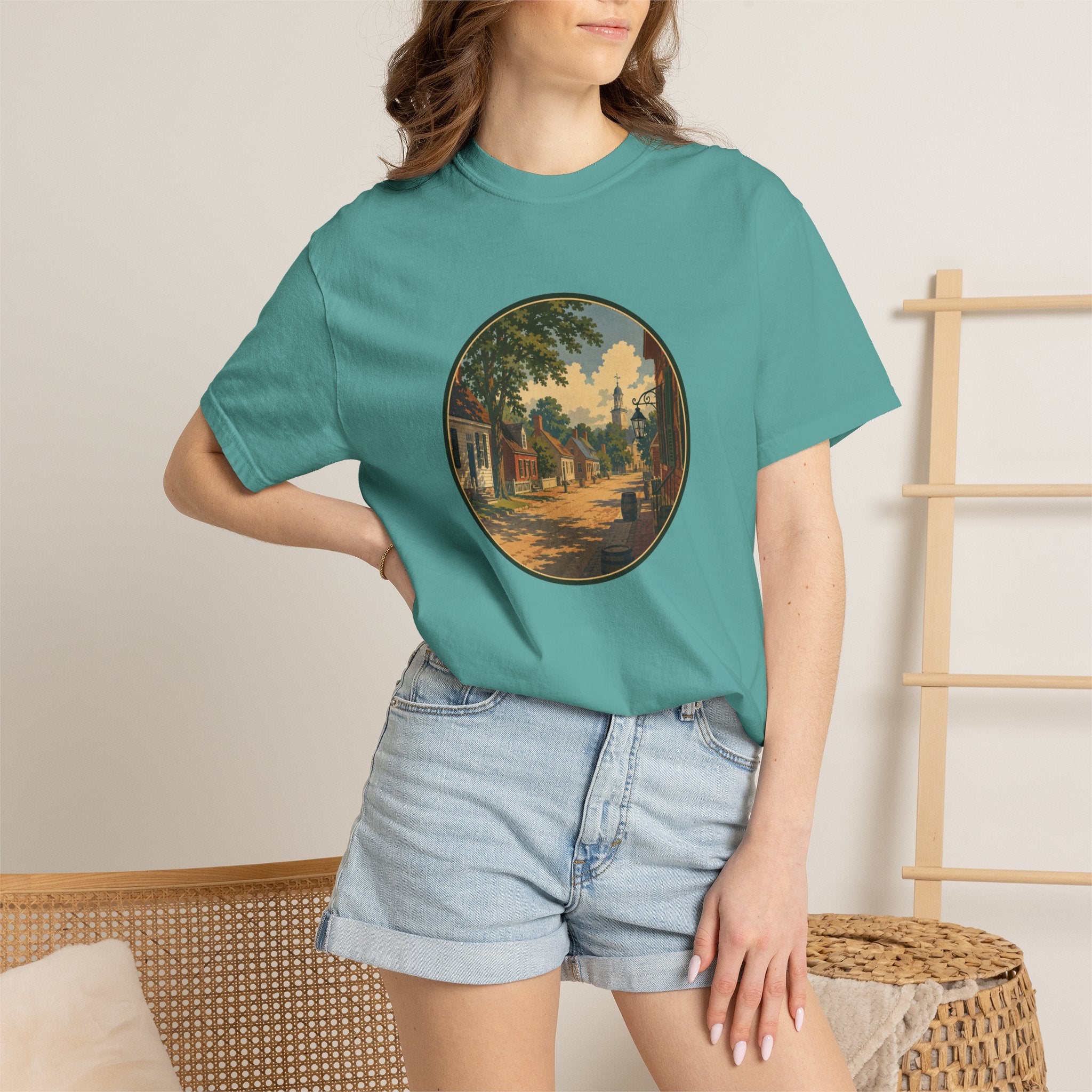 Colonial Street Scene T-Shirt