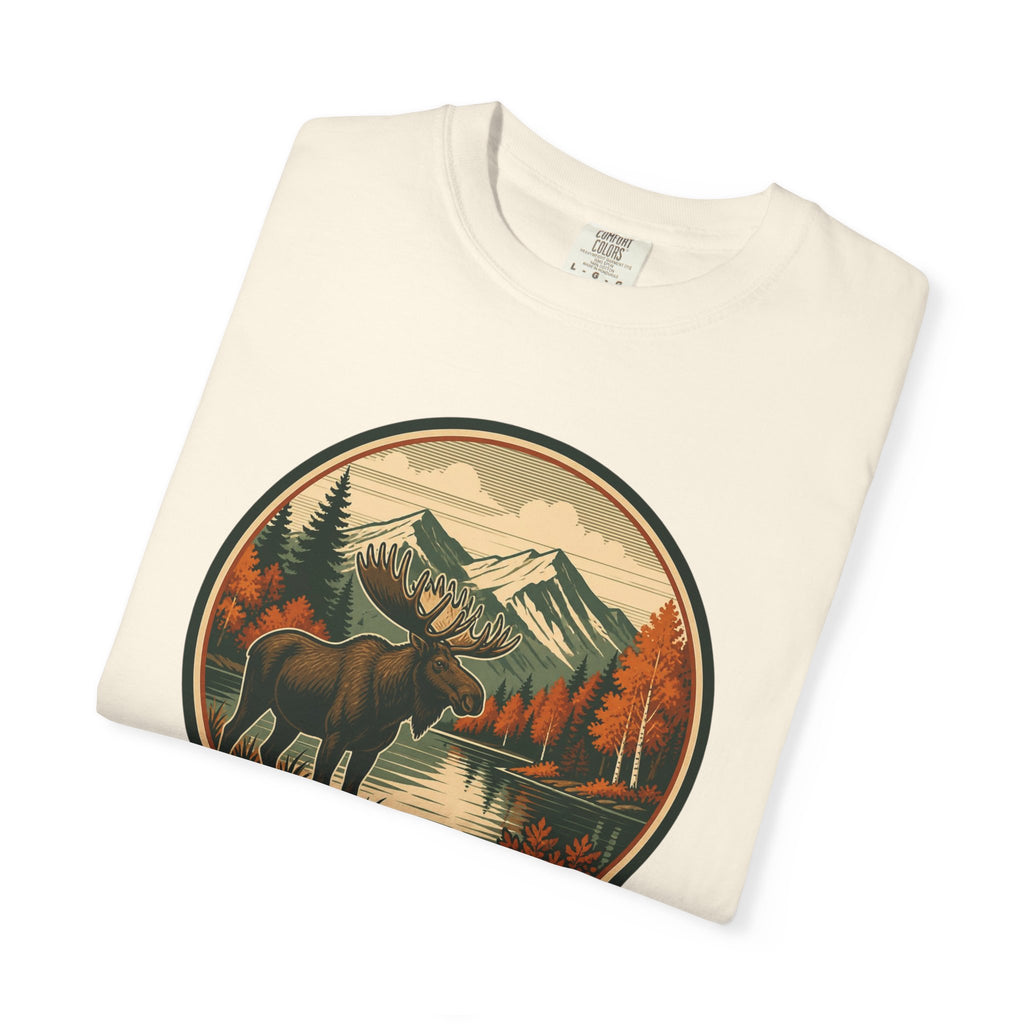 Moose Mountain Scenic T‑Shirt — Vintage Wilderness Camp Tee
