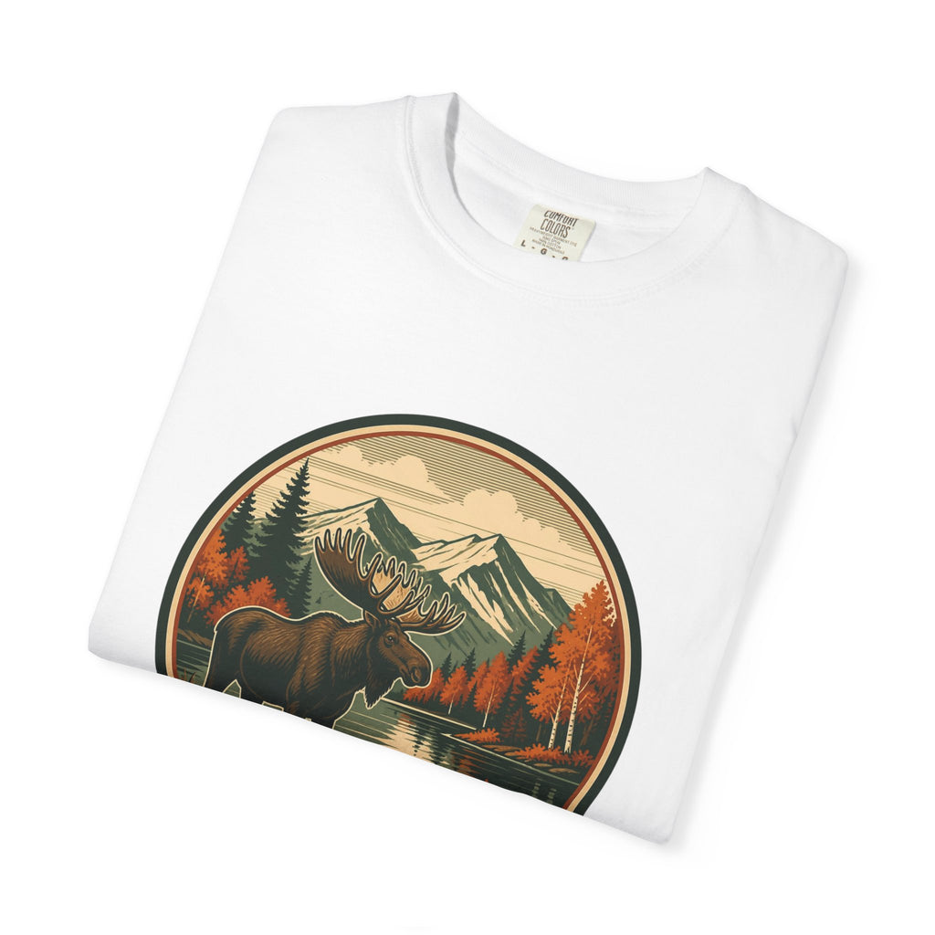 Moose Mountain Scenic T‑Shirt — Vintage Wilderness Camp Tee