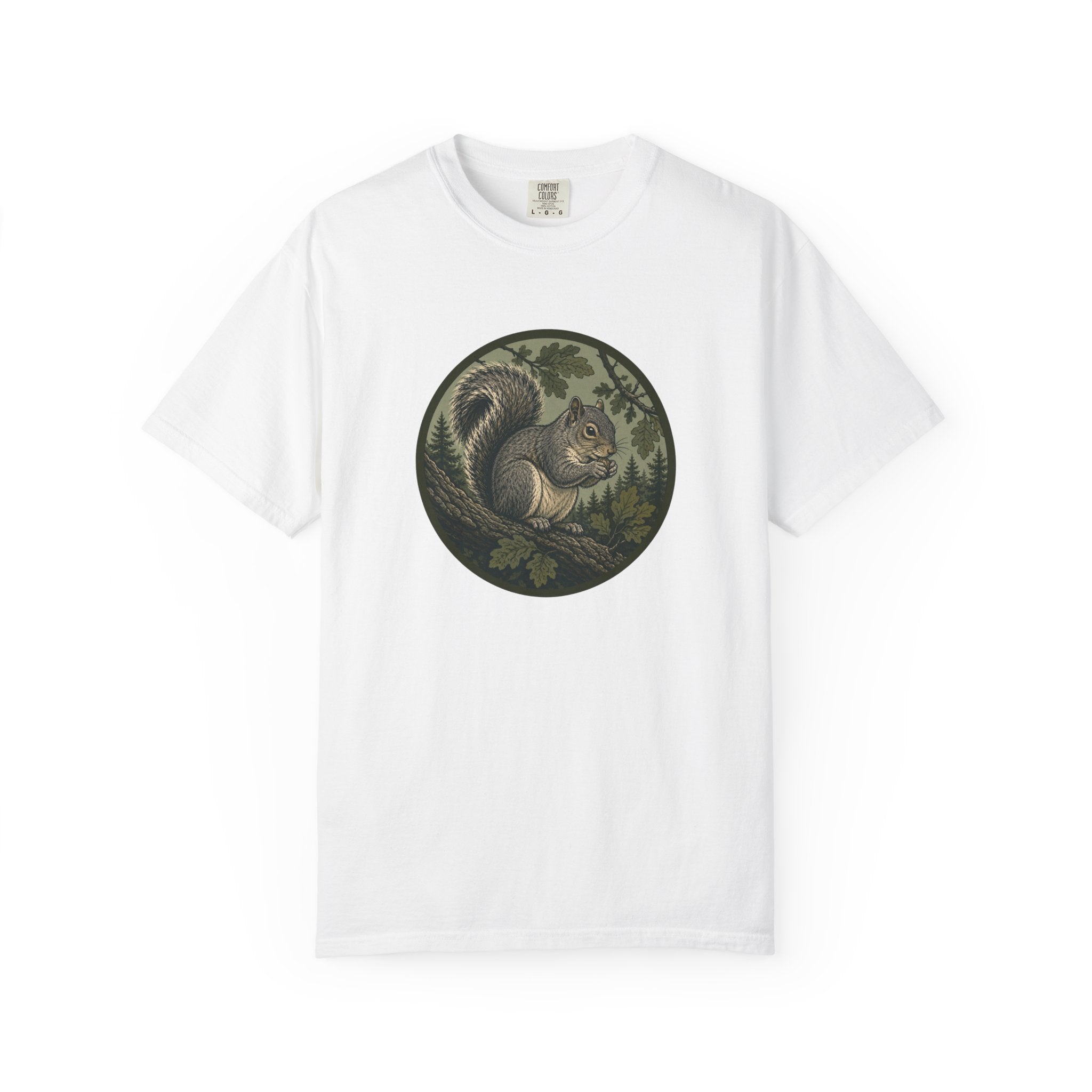 Squirrel Circle Graphic T-Shirt