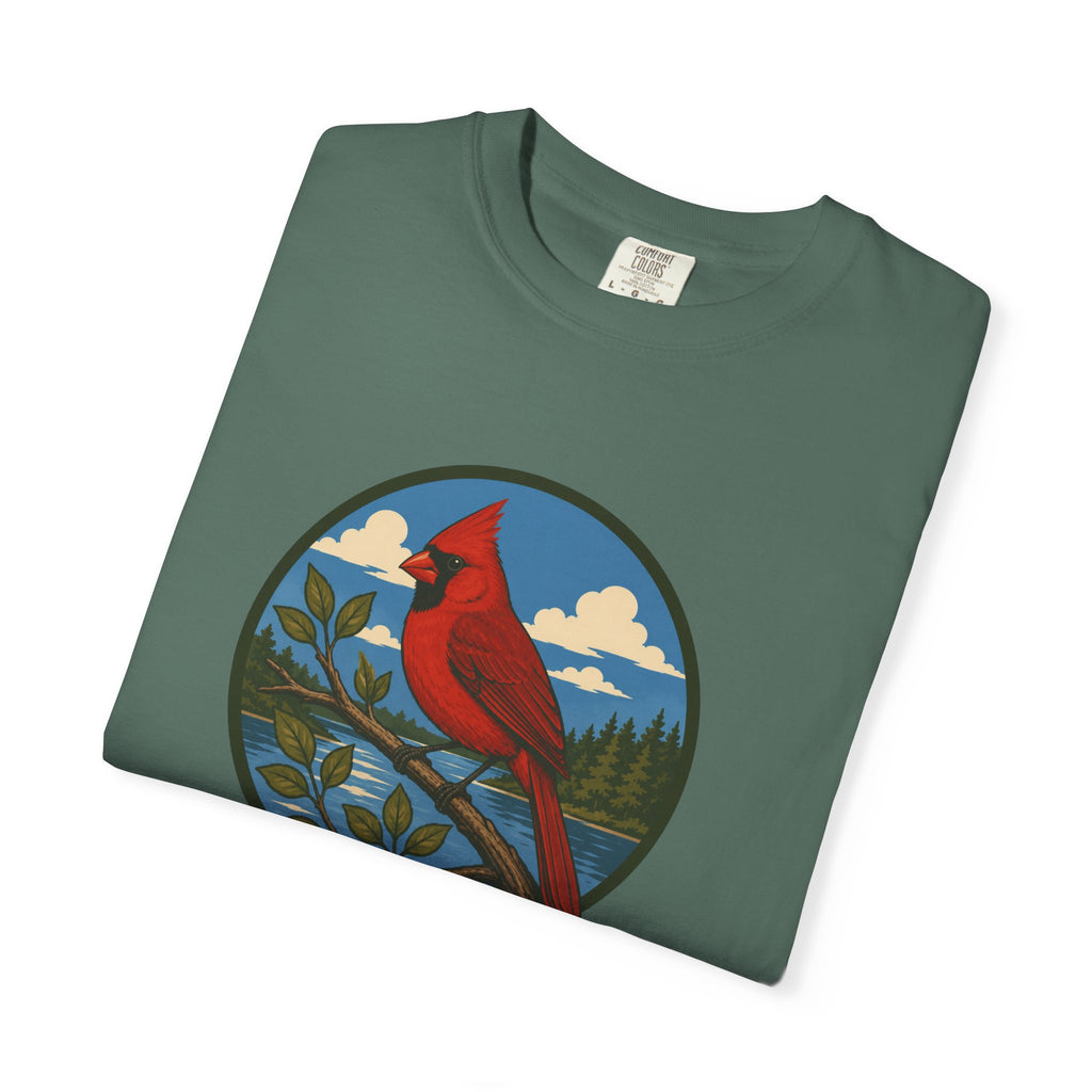 Cardinal Nature T-Shirt — Red Cardinal Bird Graphic Tee