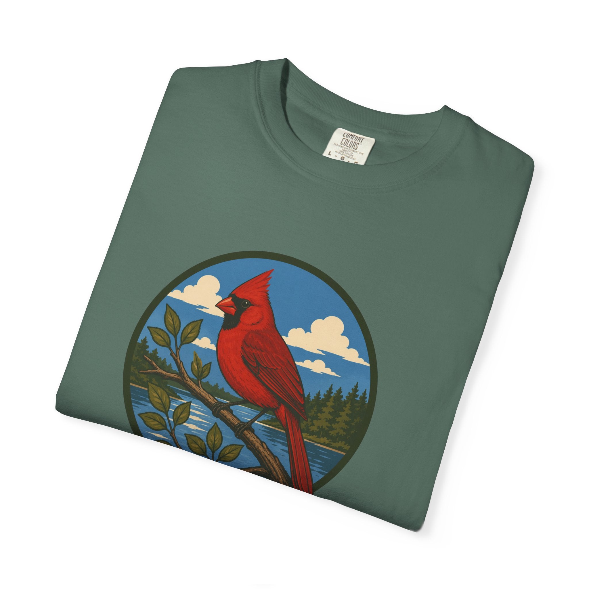 Cardinal Nature T-Shirt — Red Cardinal Bird Graphic Tee