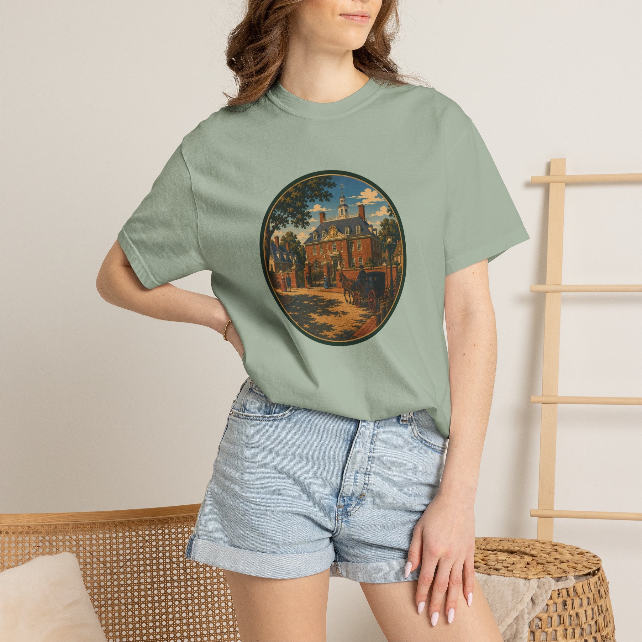 Historic Estate Circle T-Shirt — Colonial Landmark Tee