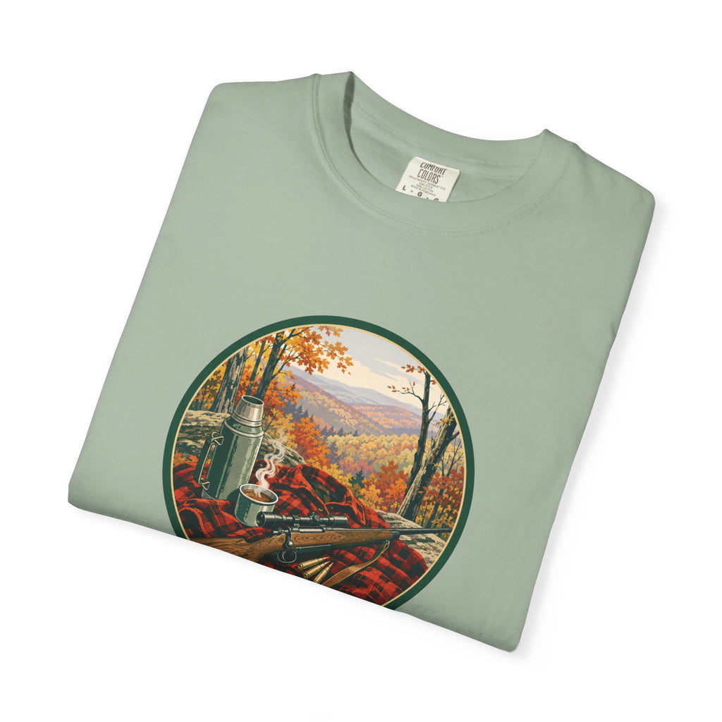Autumn Hunt Scenic T-Shirt — Vintage Mountain Fall Landscape Tee