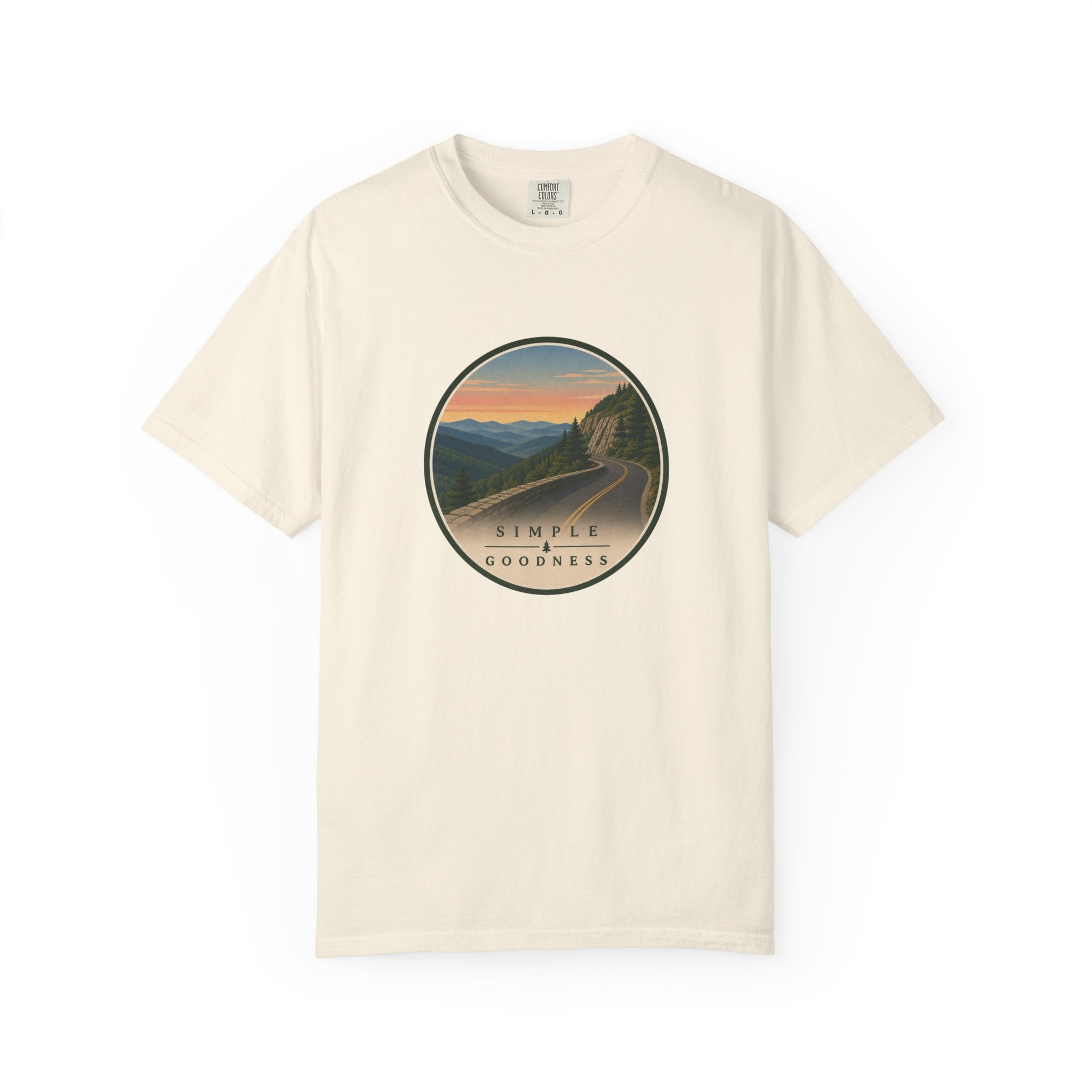 Scenic Sunset Road T-Shirt — Simple Goodness Graphic Tee