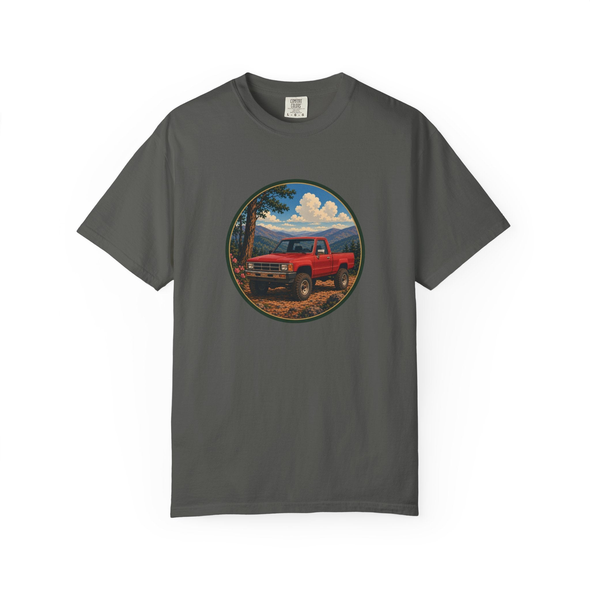 Adventure Truck T-Shirt — Vintage Red 4x4 Off-Road Graphic Tee